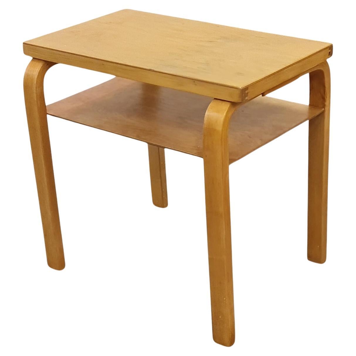 Alvar Aalto Side Table Model A86 in Honey Birch, Artek, 1940s