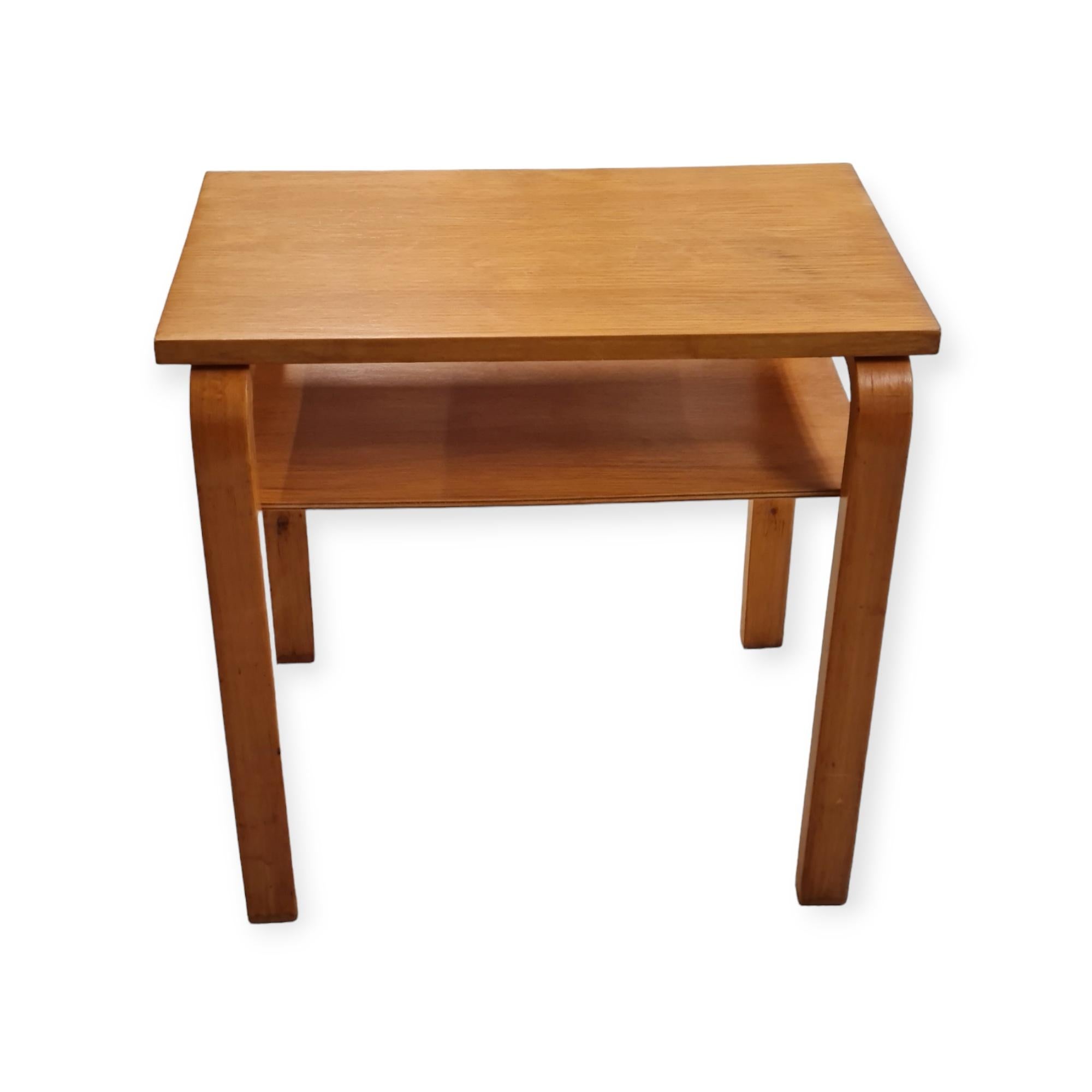 Scandinavian Modern Alvar Aalto Side Table Model A 86 for Artek, 1930s