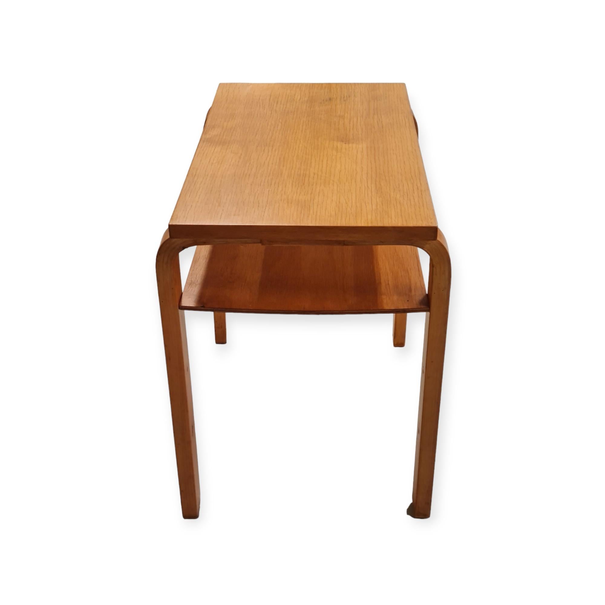 Scandinavian Modern Alvar Aalto Side Table Model A 86 for Artek, 1930s For Sale
