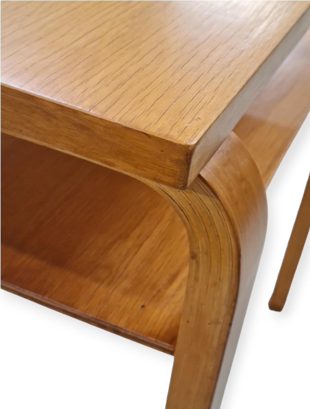 Mid-20th Century Alvar Aalto Side Table Model A 86 for Artek, 1930s For Sale