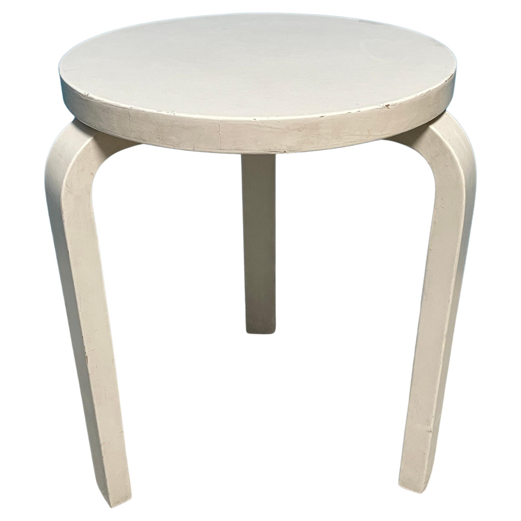 Tabouret 60 d'Alvar Aalto+Aalto, années 1960, Artek Finlande en vente