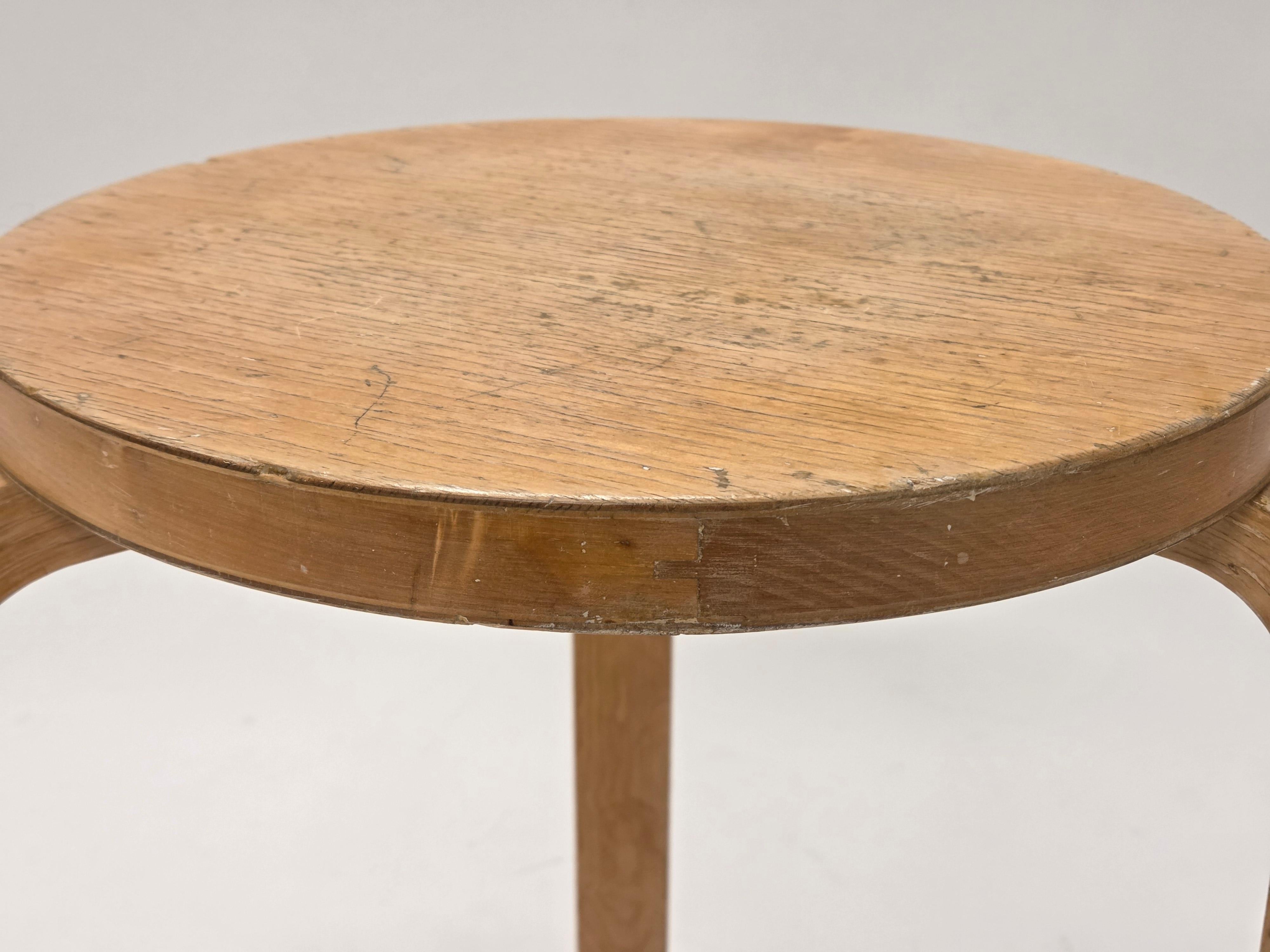 Alvar Aalto Stool 60 by Artek in 1960s For Sale 3