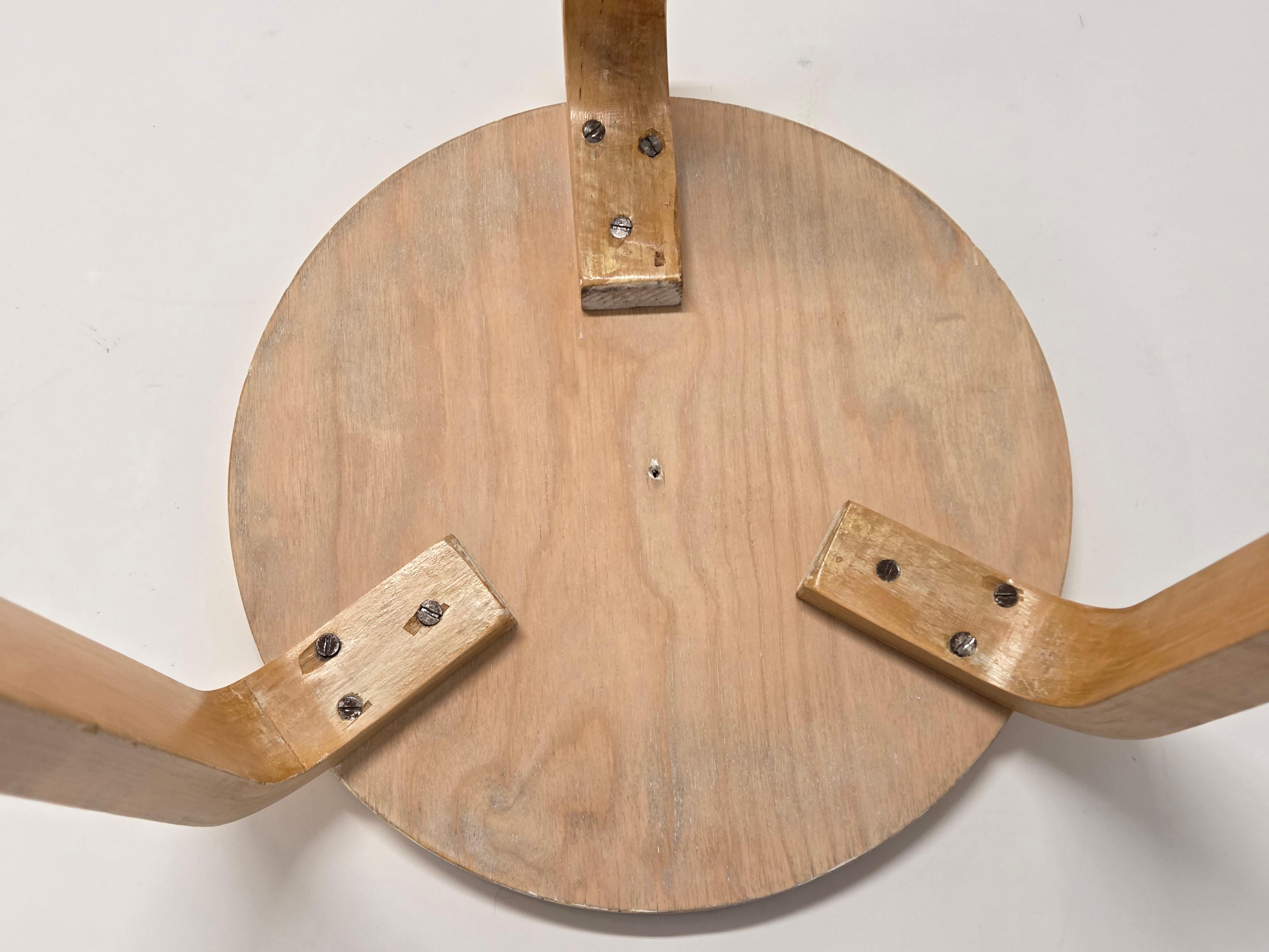 Alvar Aalto Stool 60 by Artek in 1960s For Sale 4