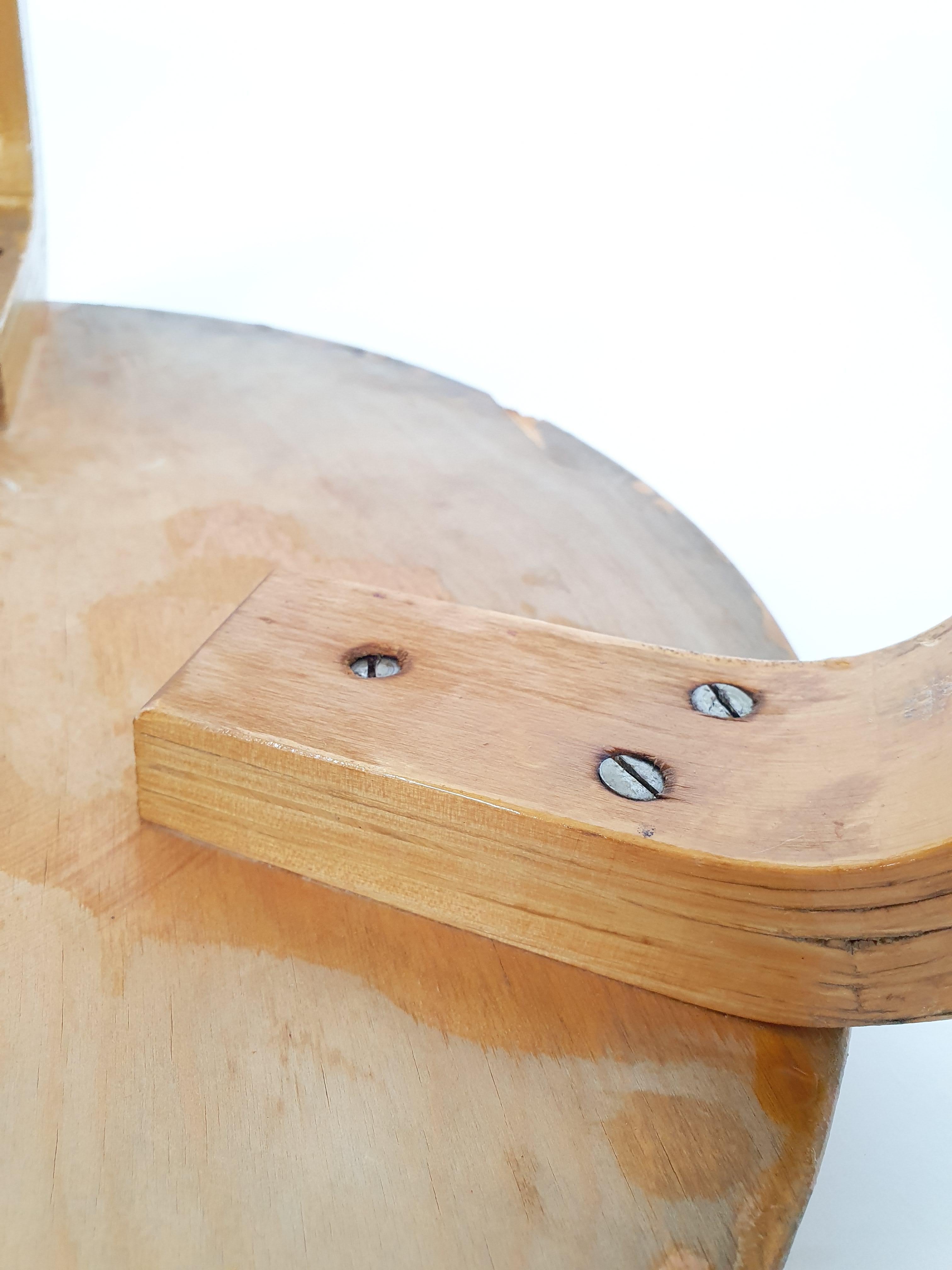 Milieu du XXe siècle Alvar Aalto+Aalto Tabouret 60 par Artek en 1960 en vente