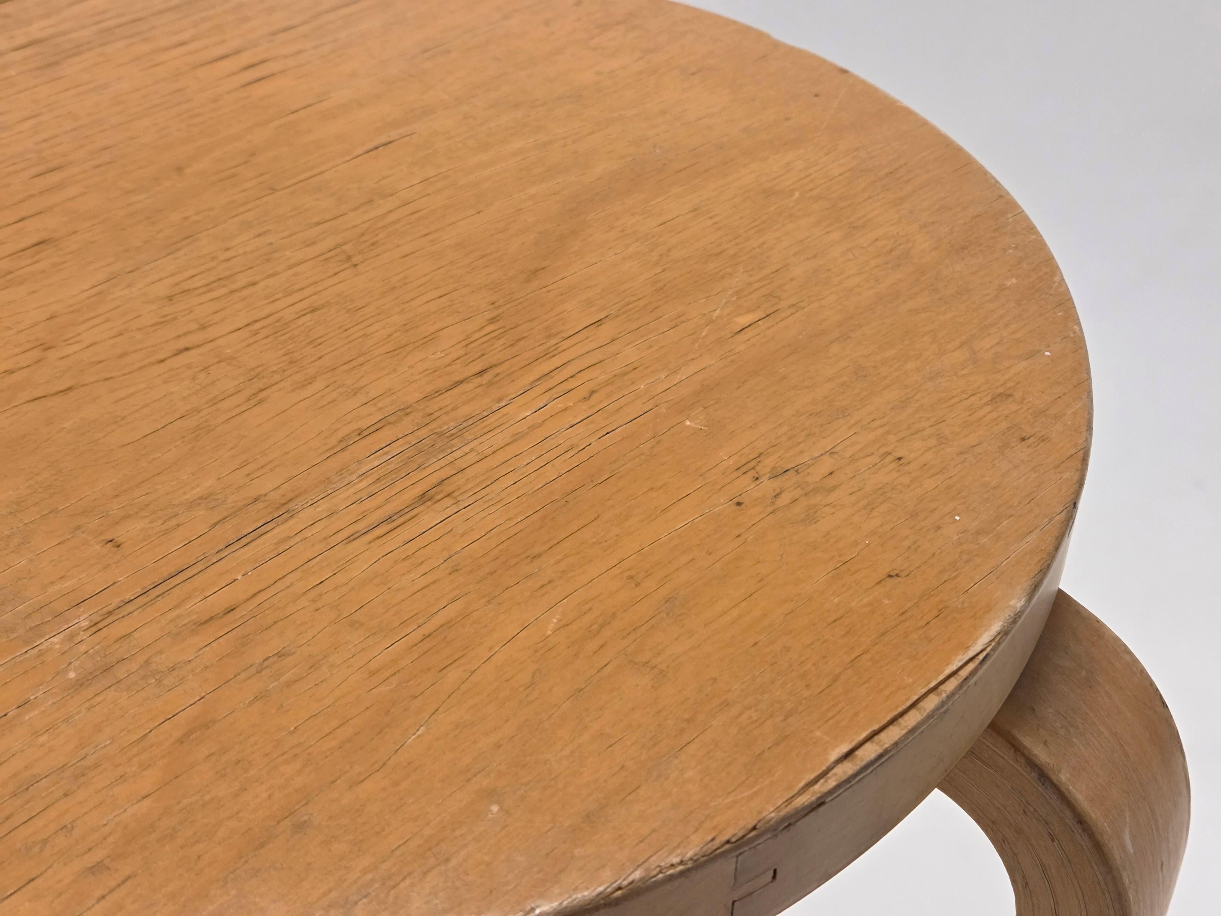 Alvar Aalto Stool 60 by Artek in 1960s For Sale 1