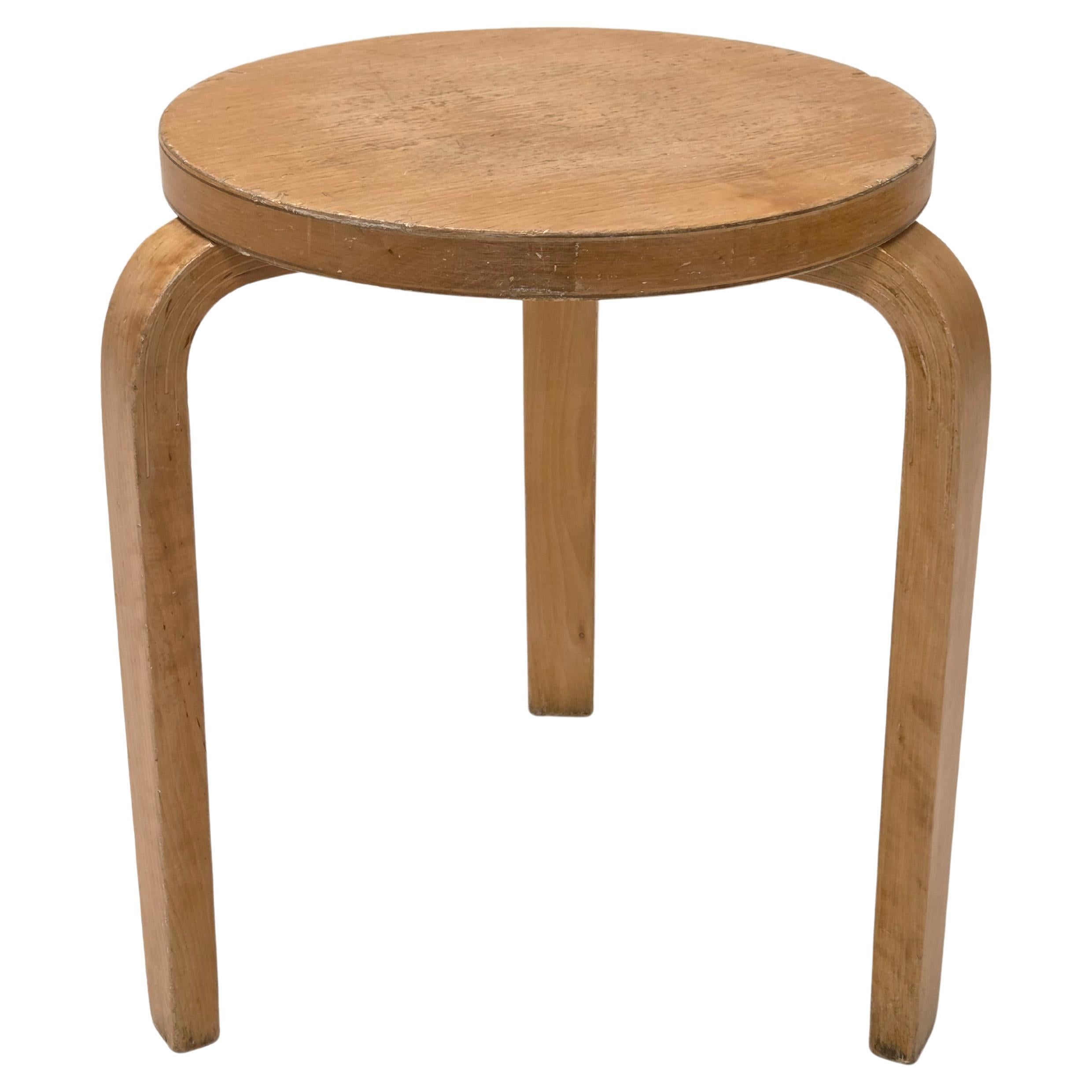 Alvar Aalto Stool 60 by Artek in 1960s For Sale