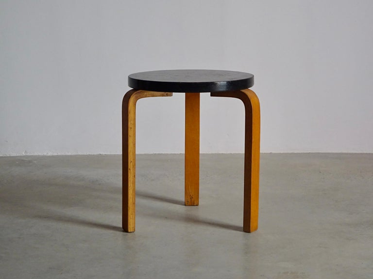 Alvar Aalto Stool 60 For Sale at 1stDibs