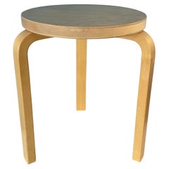 Alvar Aalto Stool 60, Natural Birch, Artek Finland.
