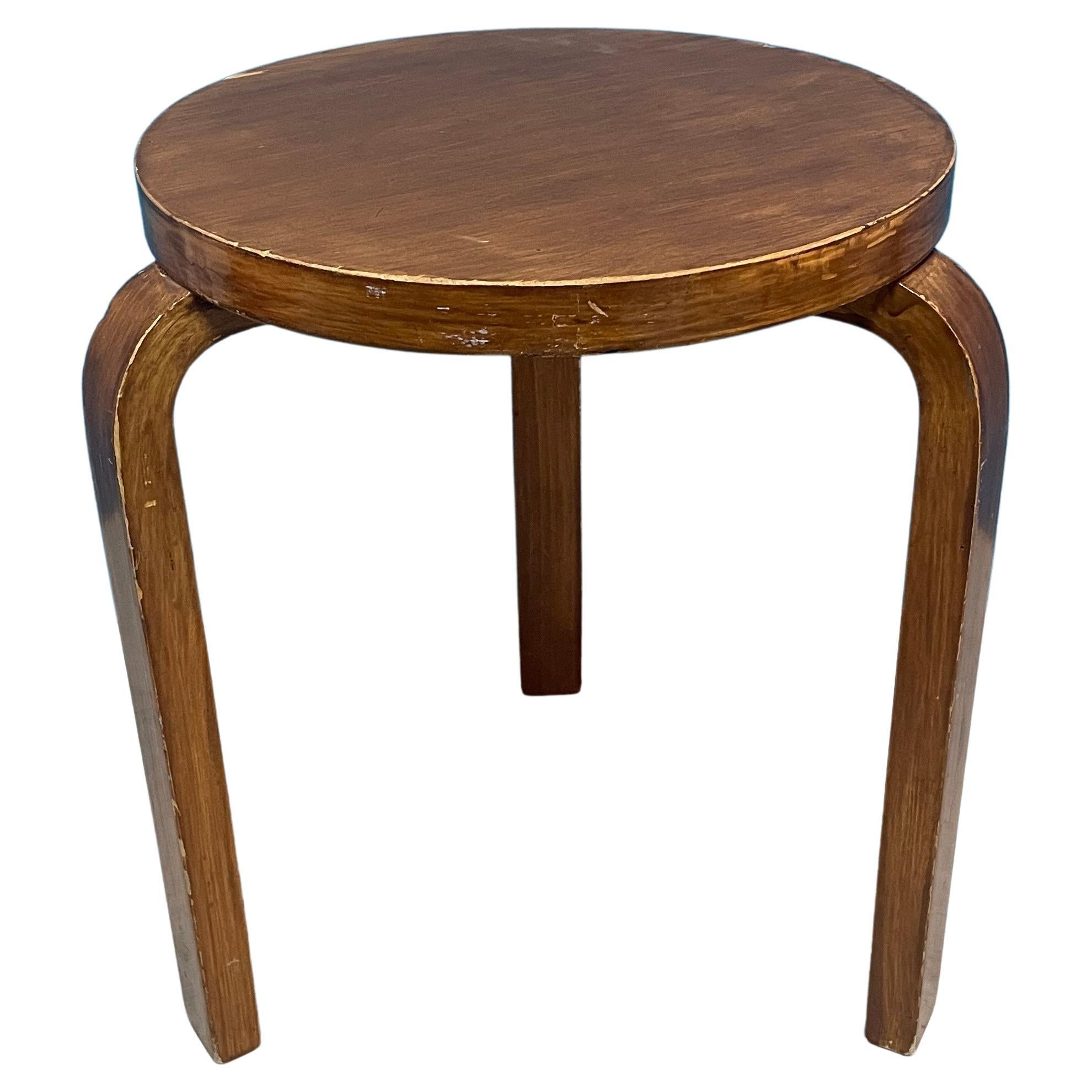 Alvar Aalto Stool 60, Vintage Version, Artek Finland