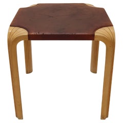 Alvar Aalto Taburete Artek X601 Piel
