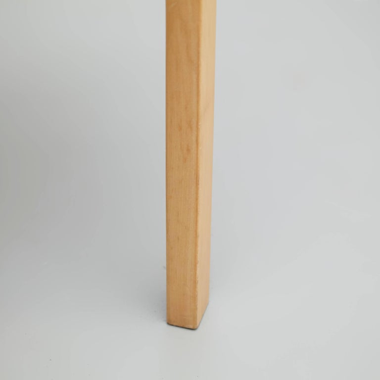 Wood Alvar Aalto Stool, circa 1960 For Sale