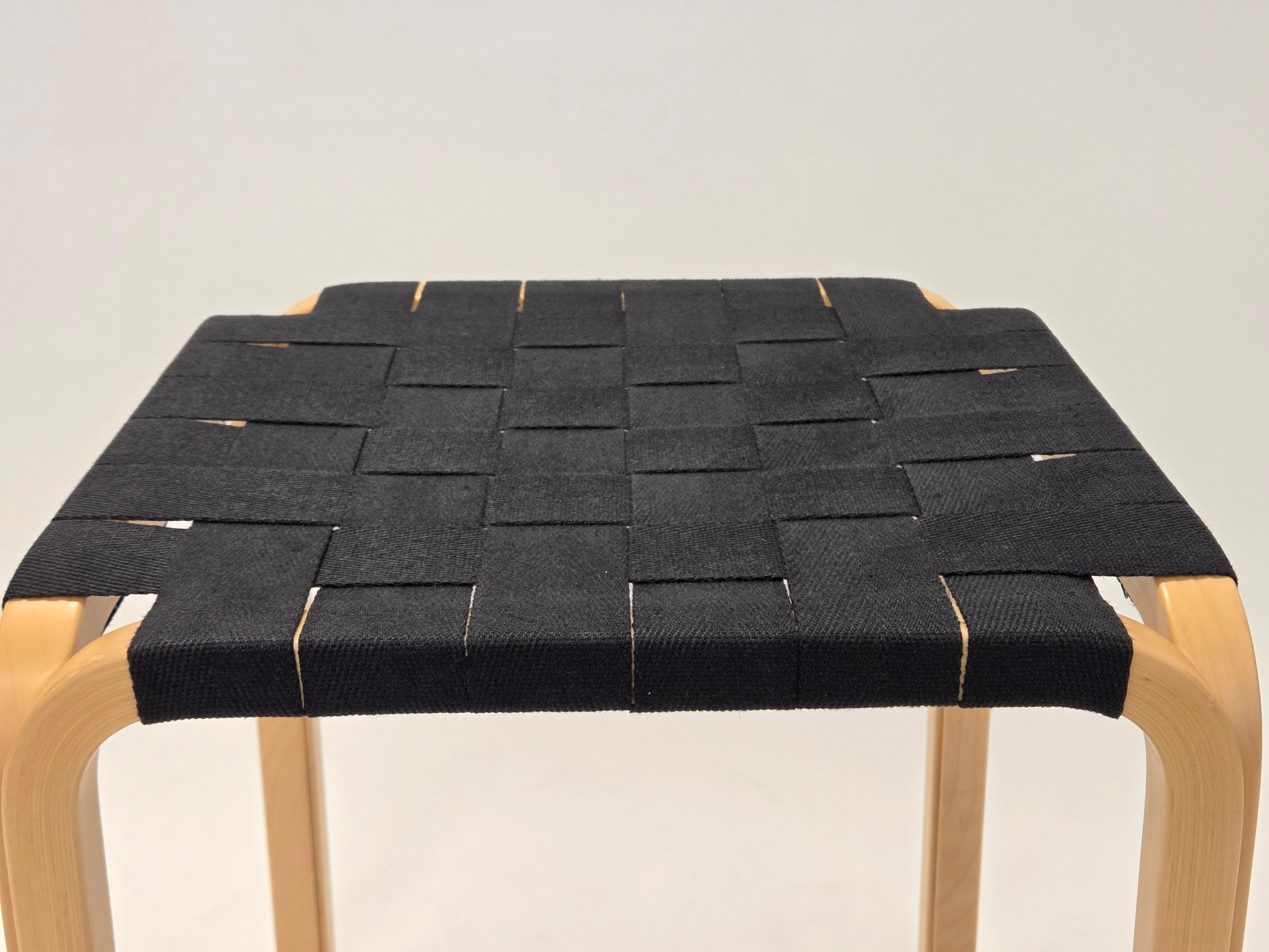 Alvar Aalto Stool model Y61 by Artek For Sale 3