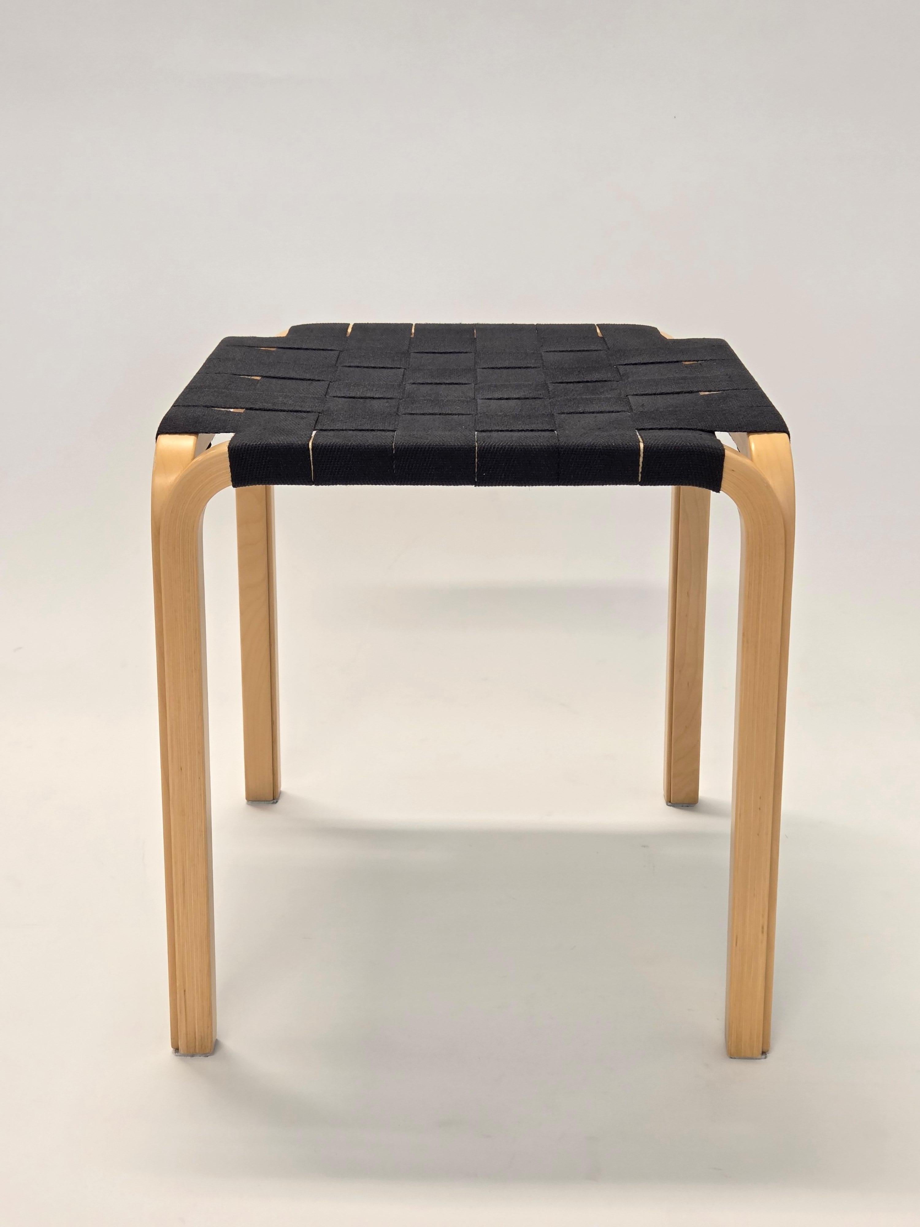 Scandinavian Modern Alvar Aalto Stool model Y61 by Artek For Sale