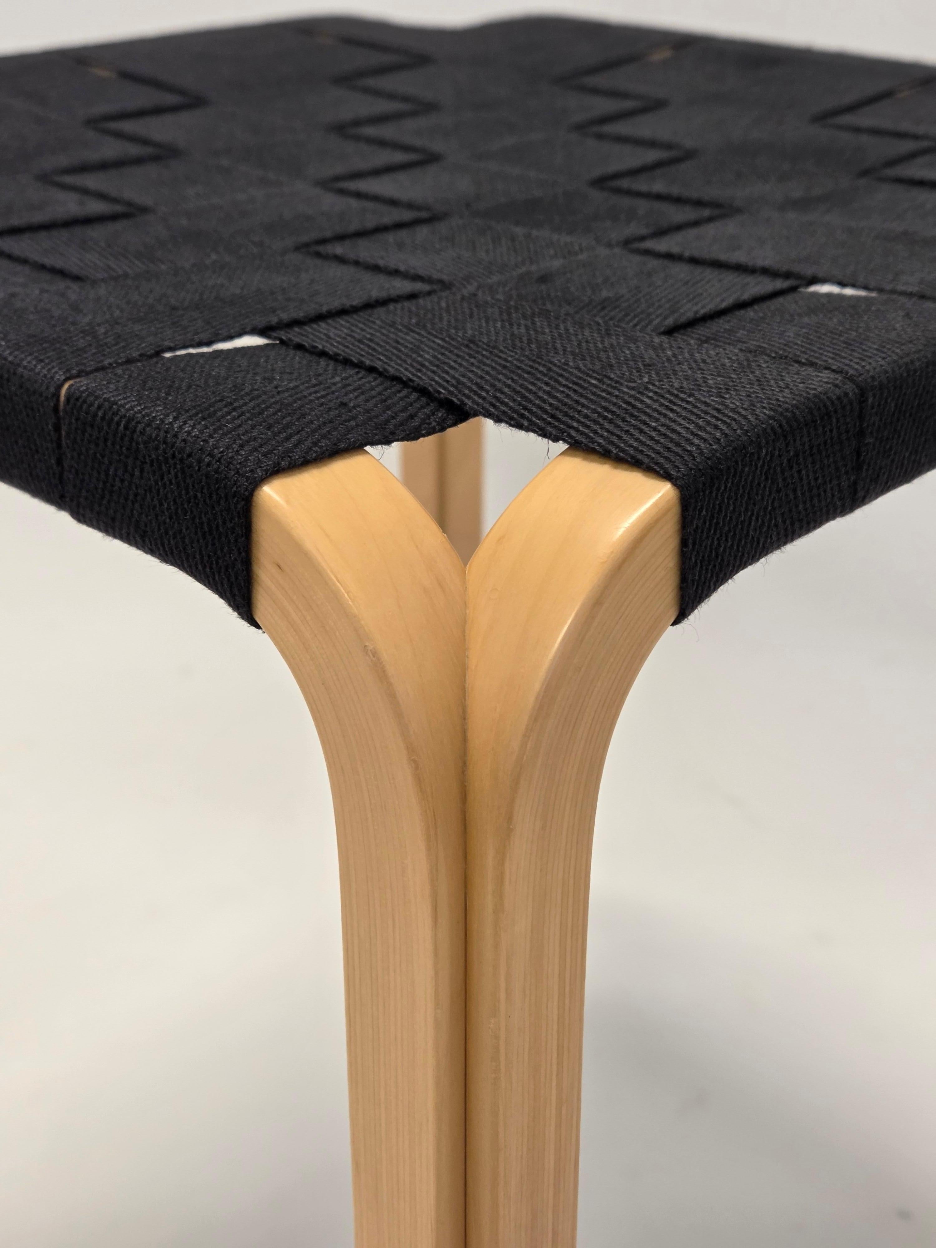Finnish Alvar Aalto Stool model Y61 by Artek For Sale