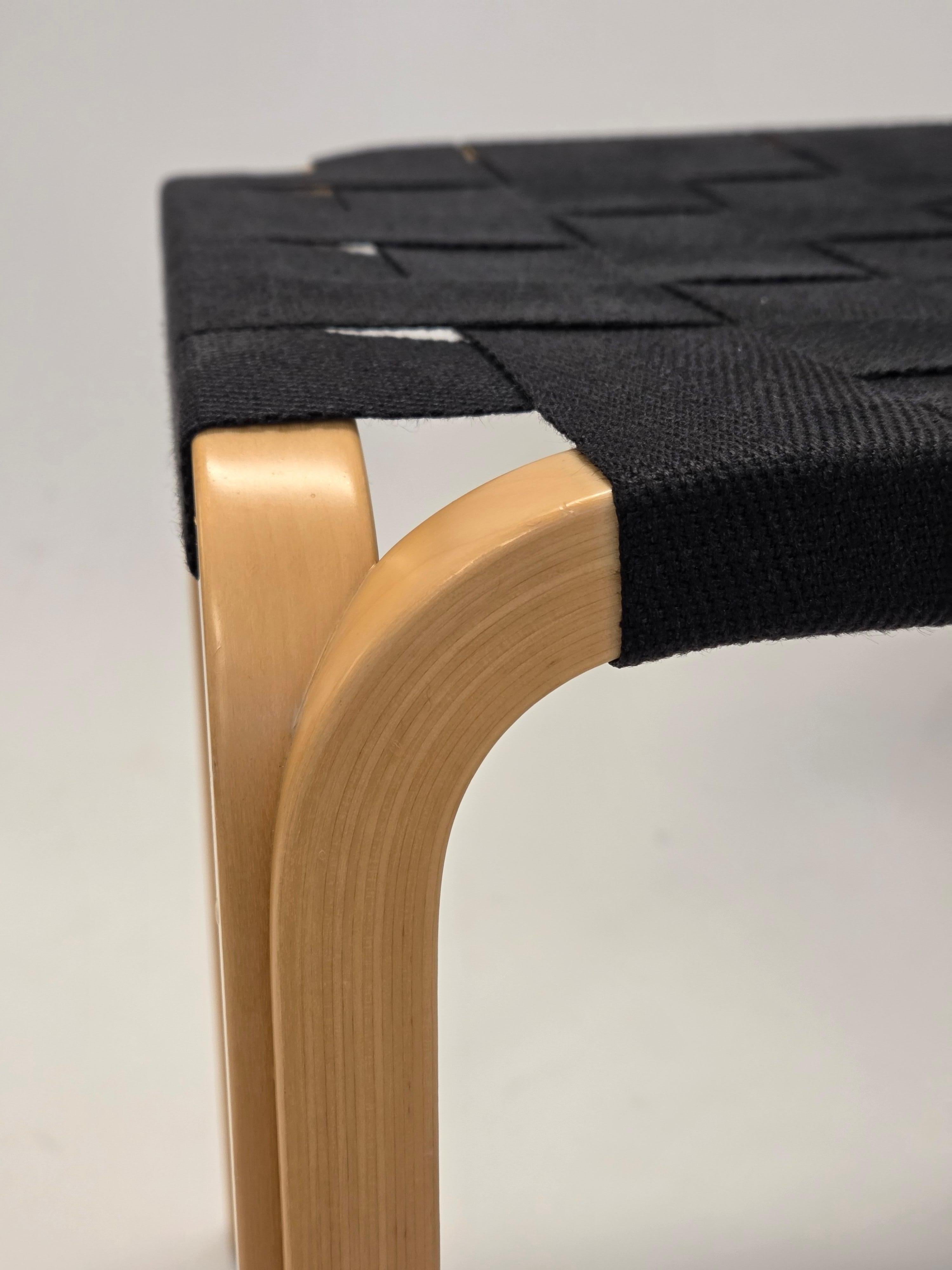 Alvar Aalto Stool model Y61 by Artek For Sale 1