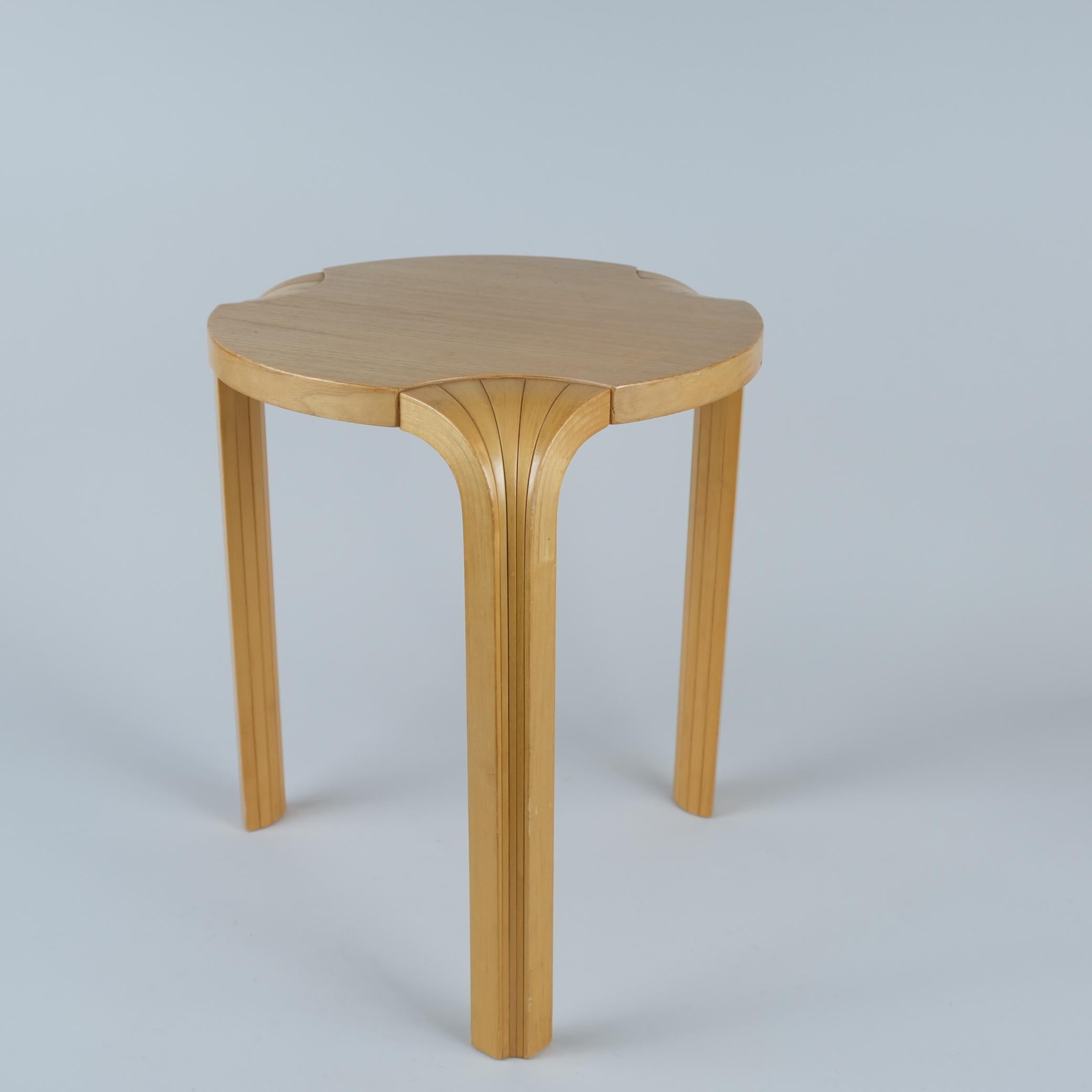 Mid-Century Modern Alvar Aalto Stool X600 X-leg or 