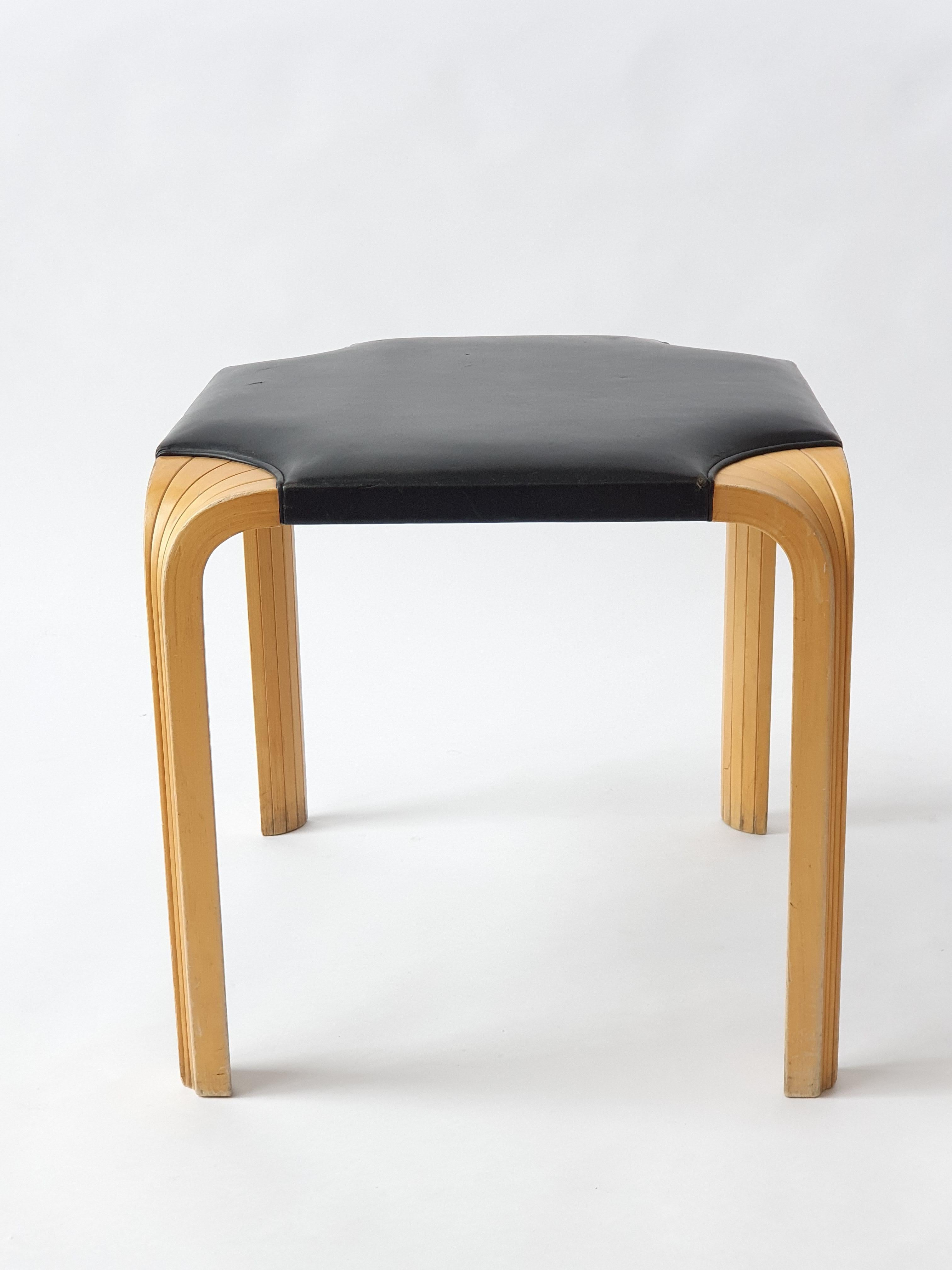 Finnish Alvar Aalto Stool X601 Artek