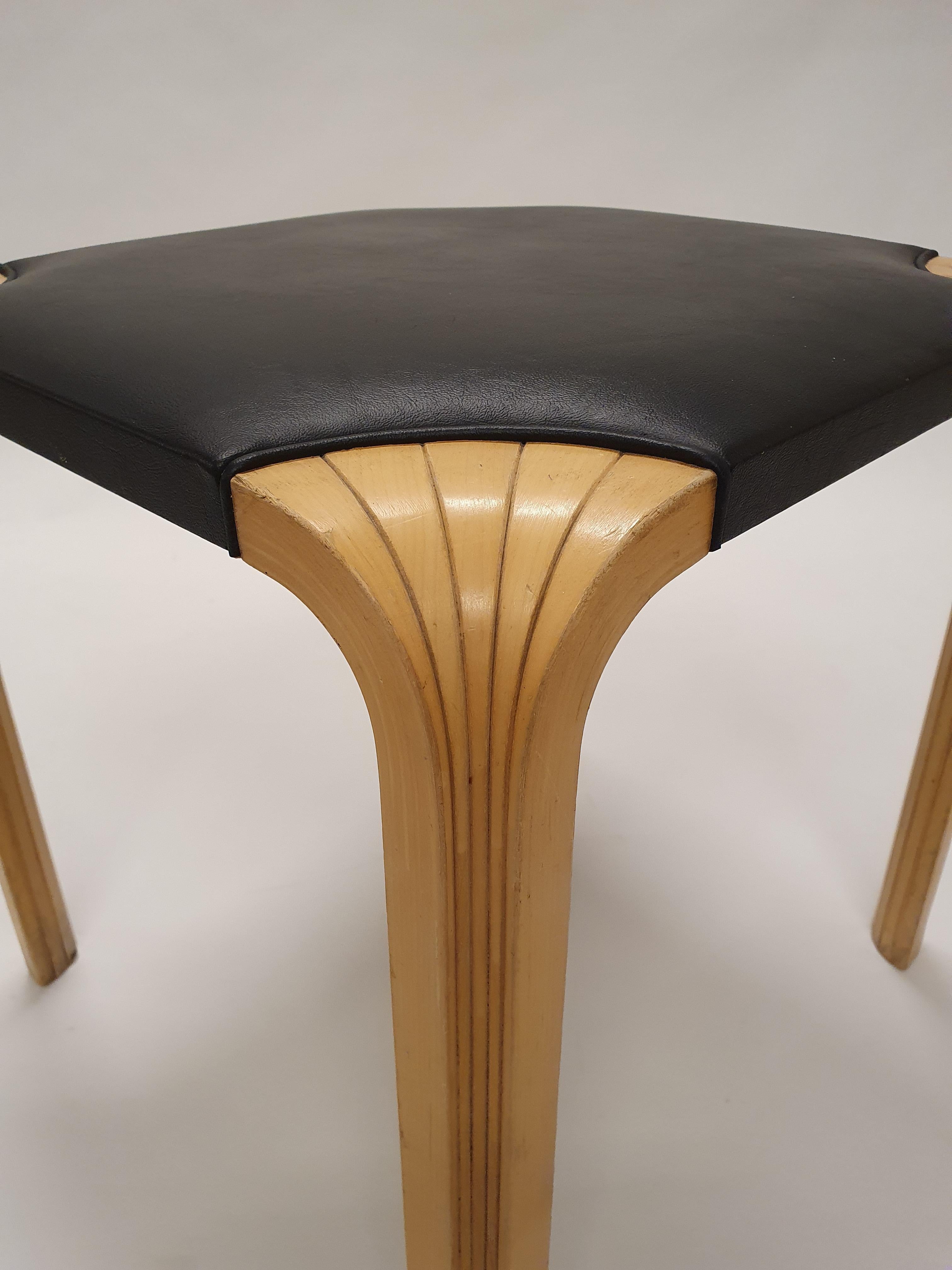 Mid-20th Century Alvar Aalto Stool X601 Artek