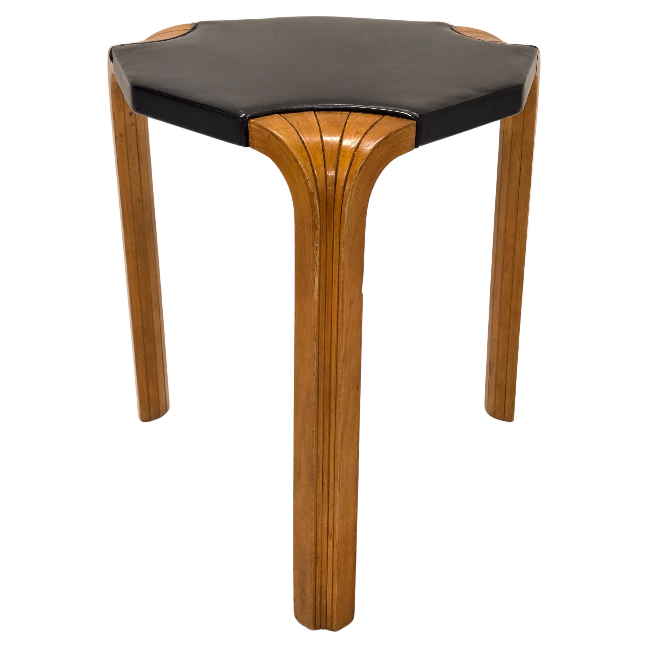 Alvar Aalto Stool X602 by Artek in 1950s