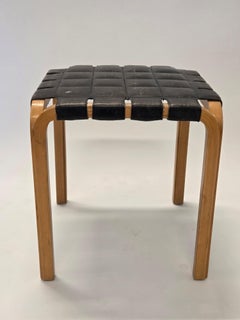 Sgabello Alvar Aalto Y61 di Artek Finlandia 1950s Originale