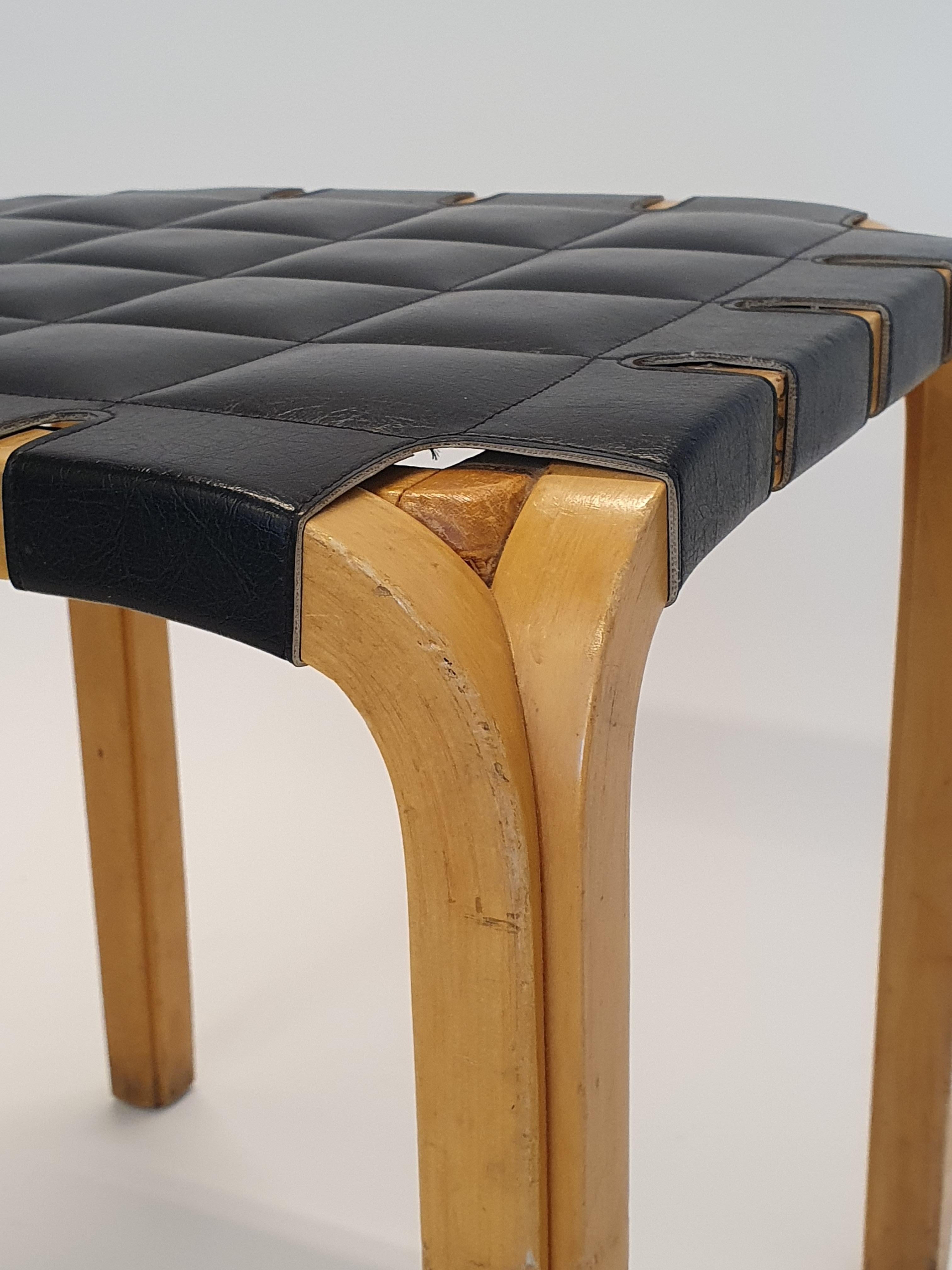 Scandinavian Modern Alvar Aalto Stool Y61 by Artek