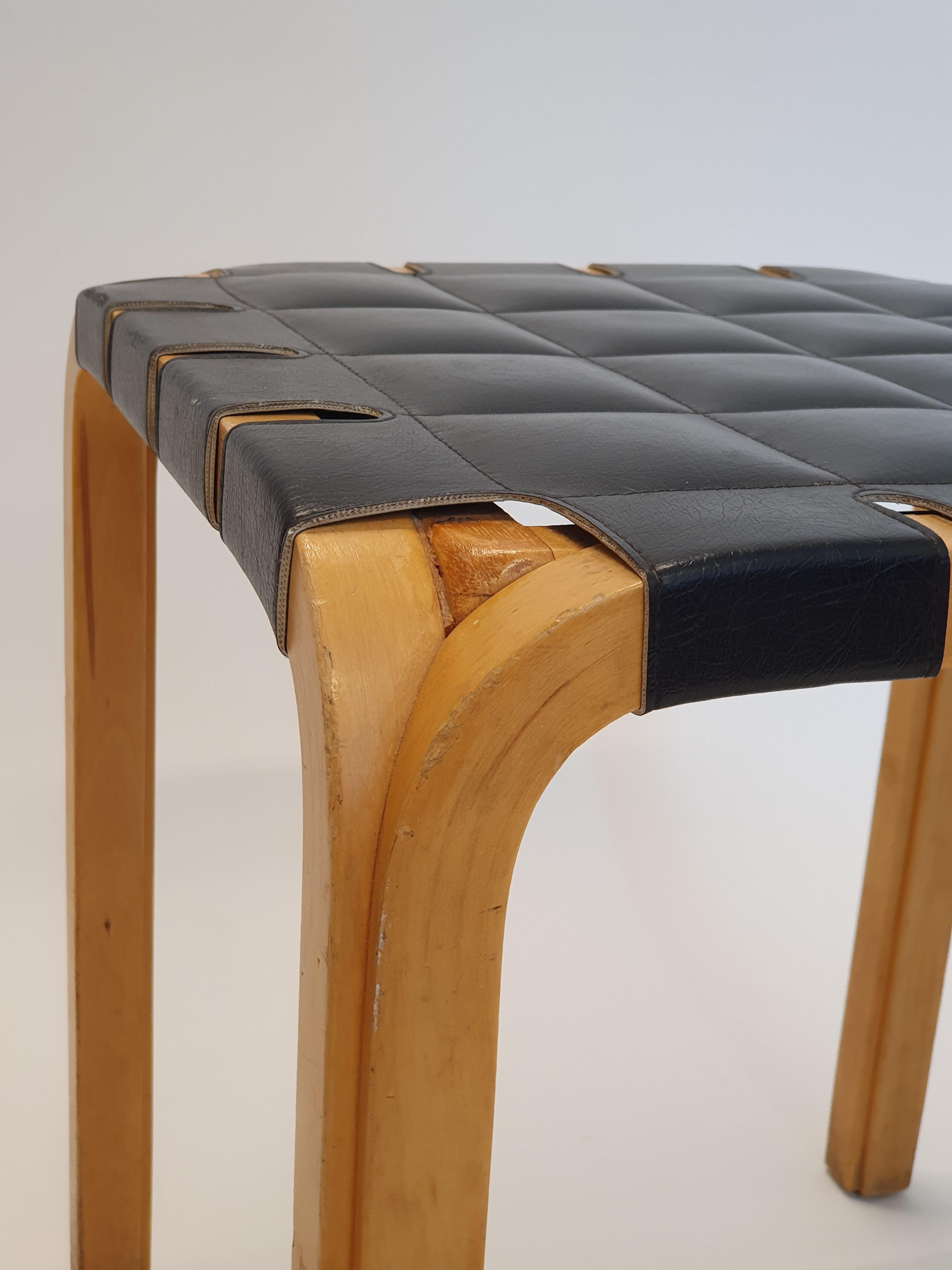 Finnish Alvar Aalto Stool Y61 by Artek