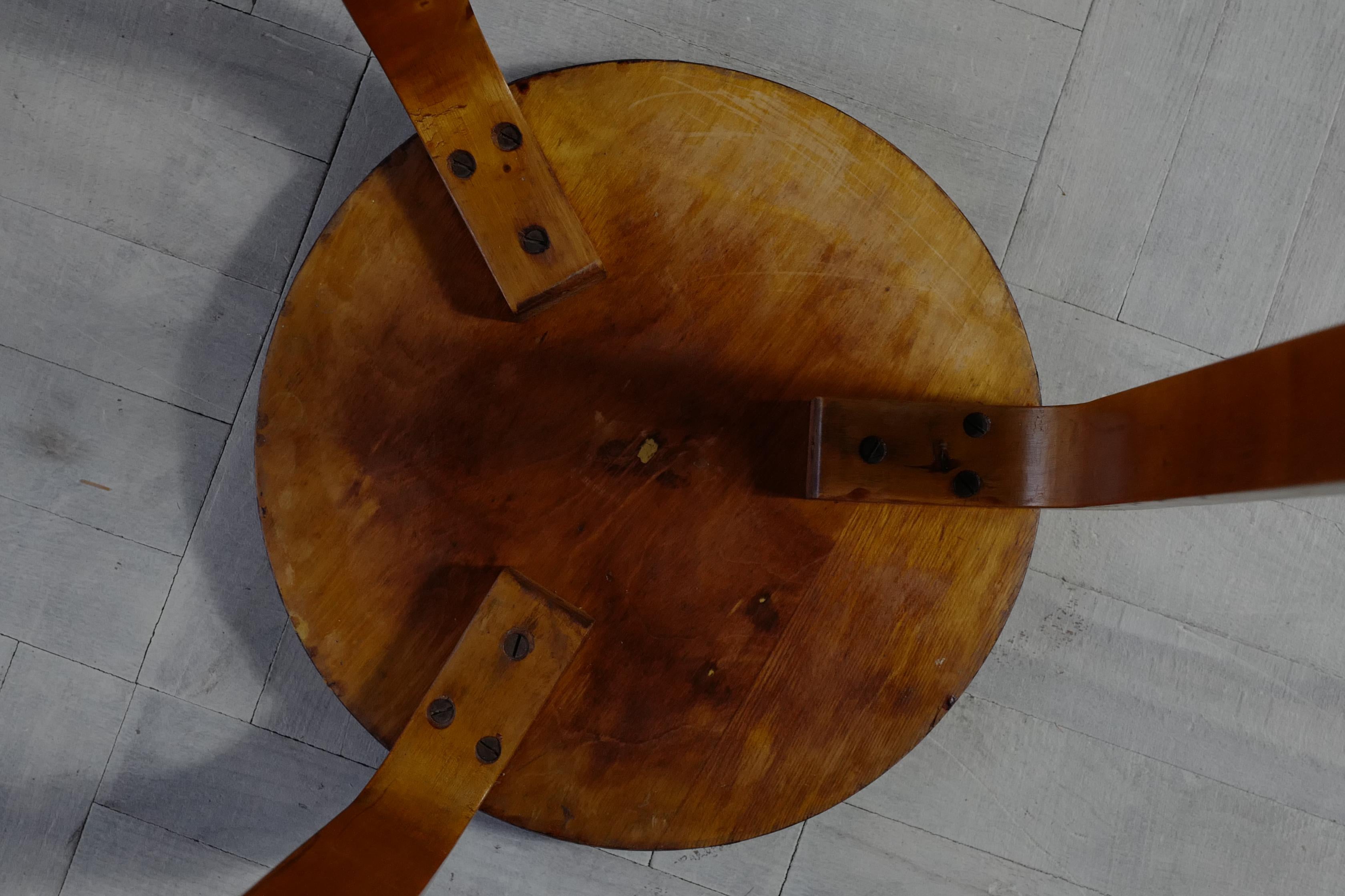 alvar aalto stool60 finmar 30's Karelian birch 4