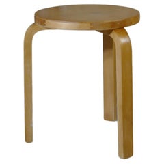 Vintage alvar aalto stool60 natural 1950's