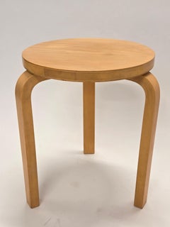 Alvar Aalto Stools 60 by Artek in 1960s 2pcs