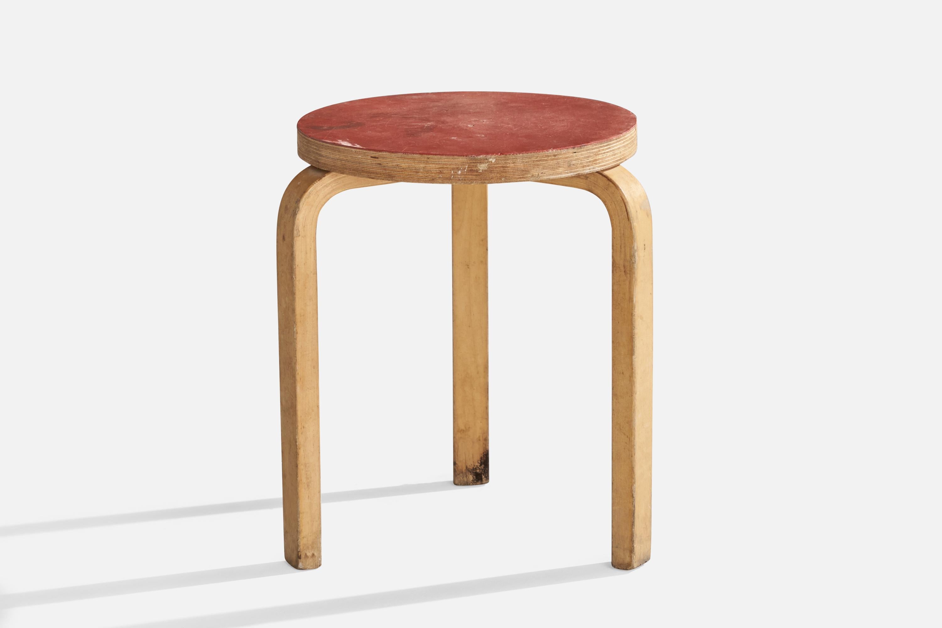 Alvar Aalto, Stools, Birch, Finland, 1950s For Sale 4