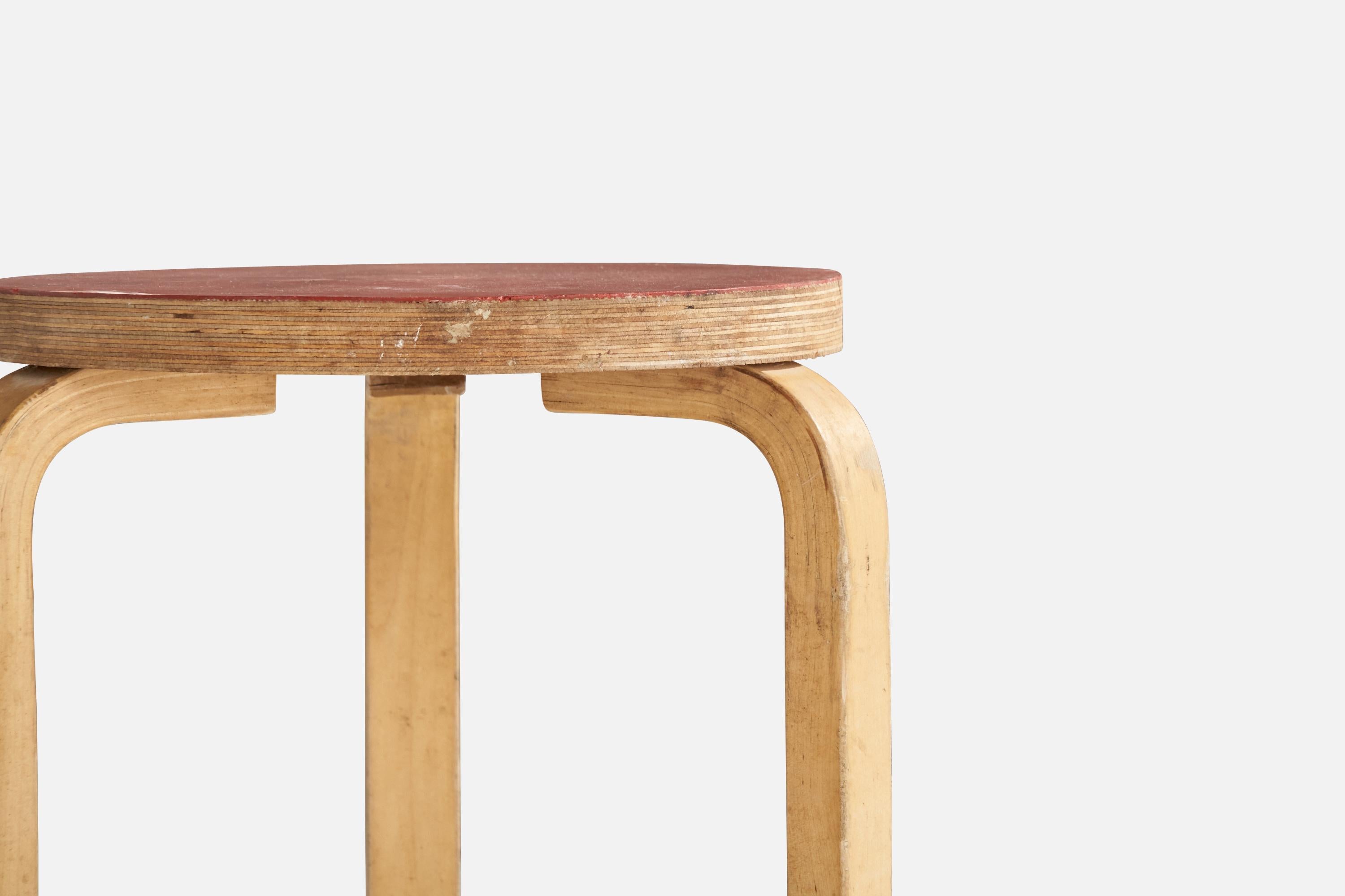 Alvar Aalto, Stools, Birch, Finland, 1950s For Sale 2