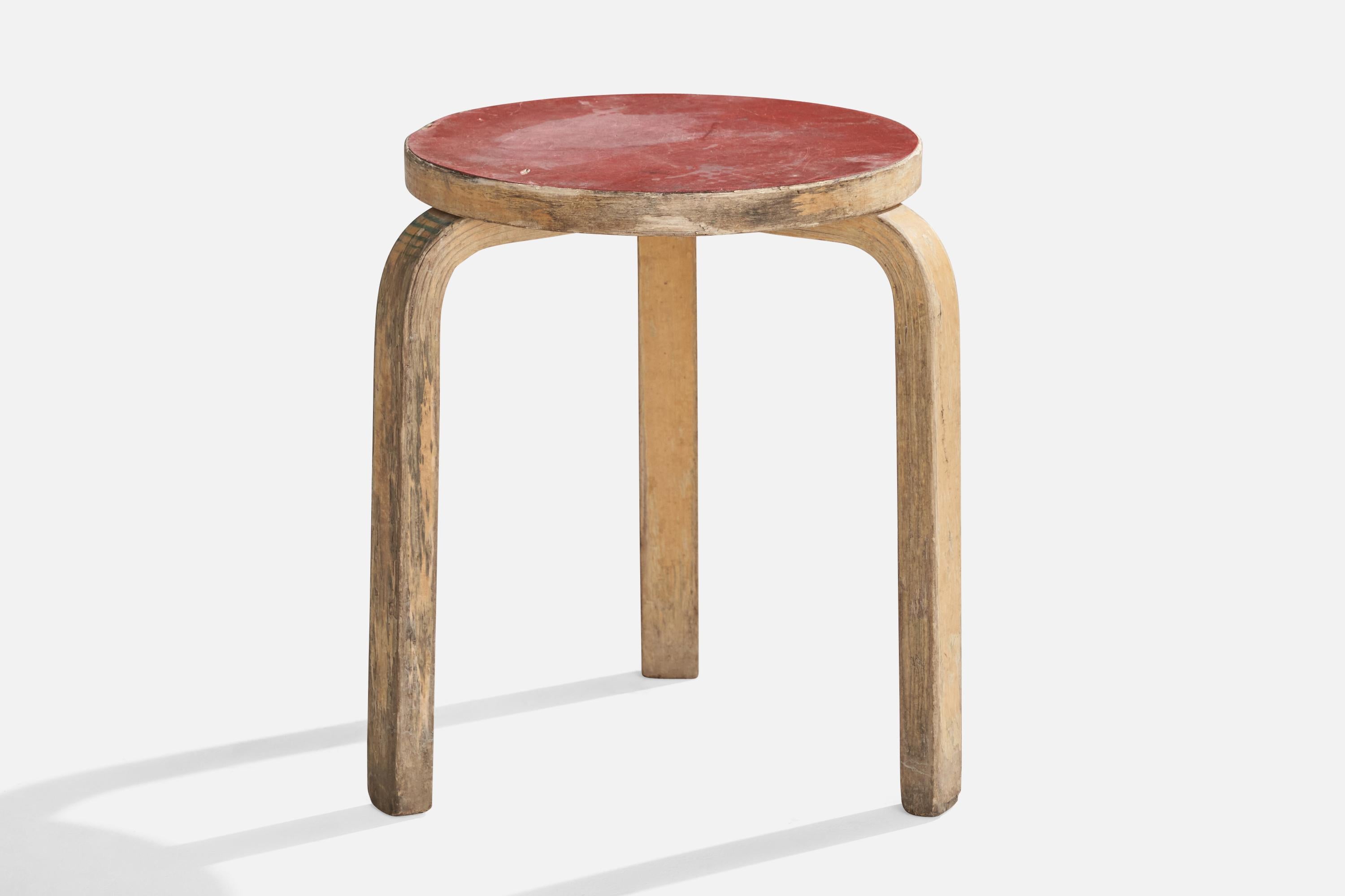 Alvar Aalto, Stools, Birch, Finland, 1950s For Sale 3