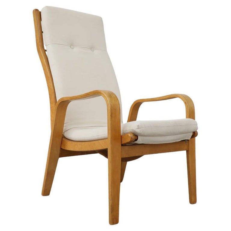 Chaise longue en contreplaqué cintré de style Alvar Aalto par Pastoe sur  1stDibs