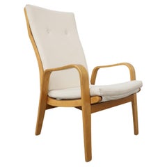 Chaise longue en contreplaqué cintré de style Alvar Aalto par Pastoe