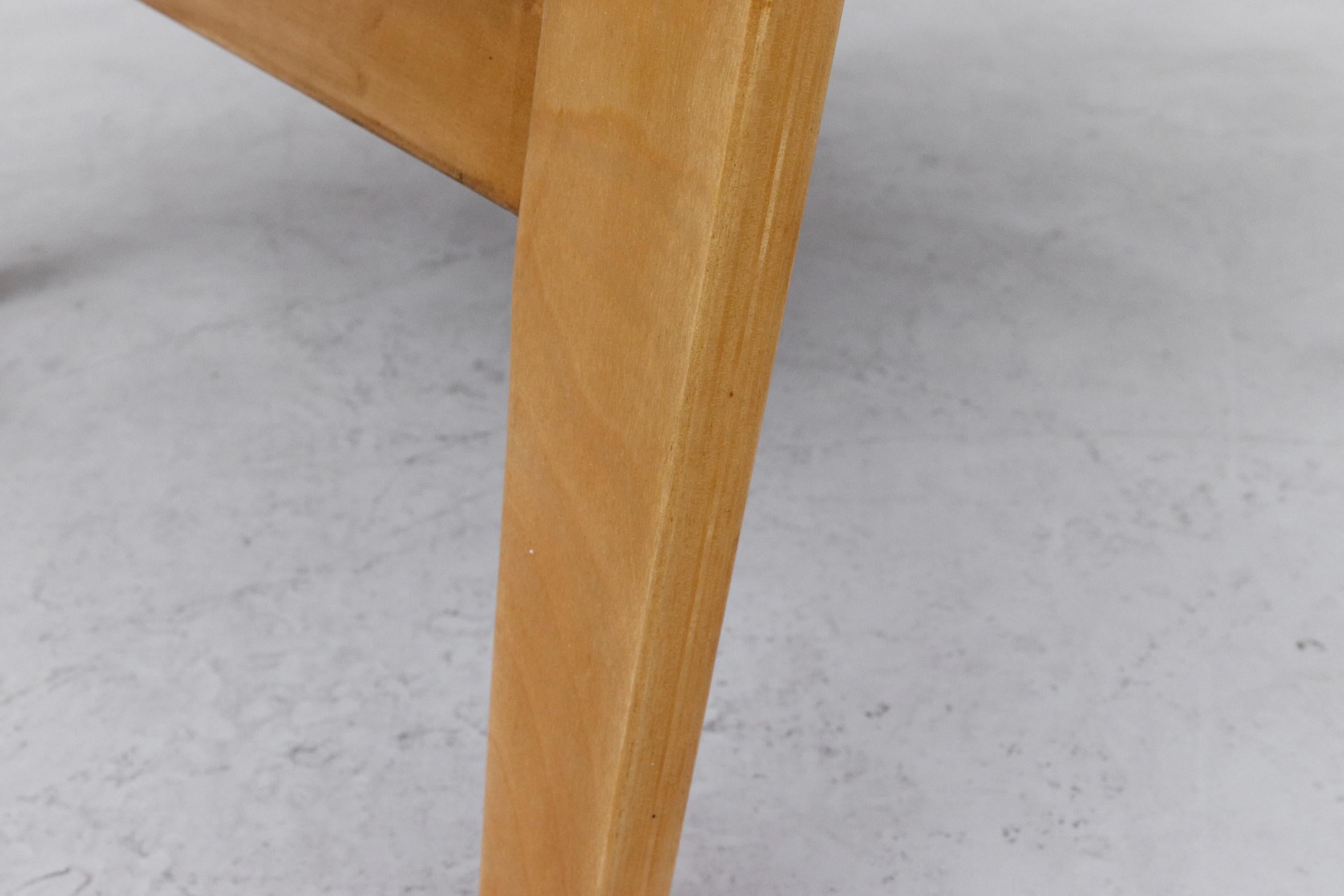 Loungesessel im Alvar Aalto-Stil von Cees Braakman für Pastoe aus natürlichem Segeltuch im Angebot 5