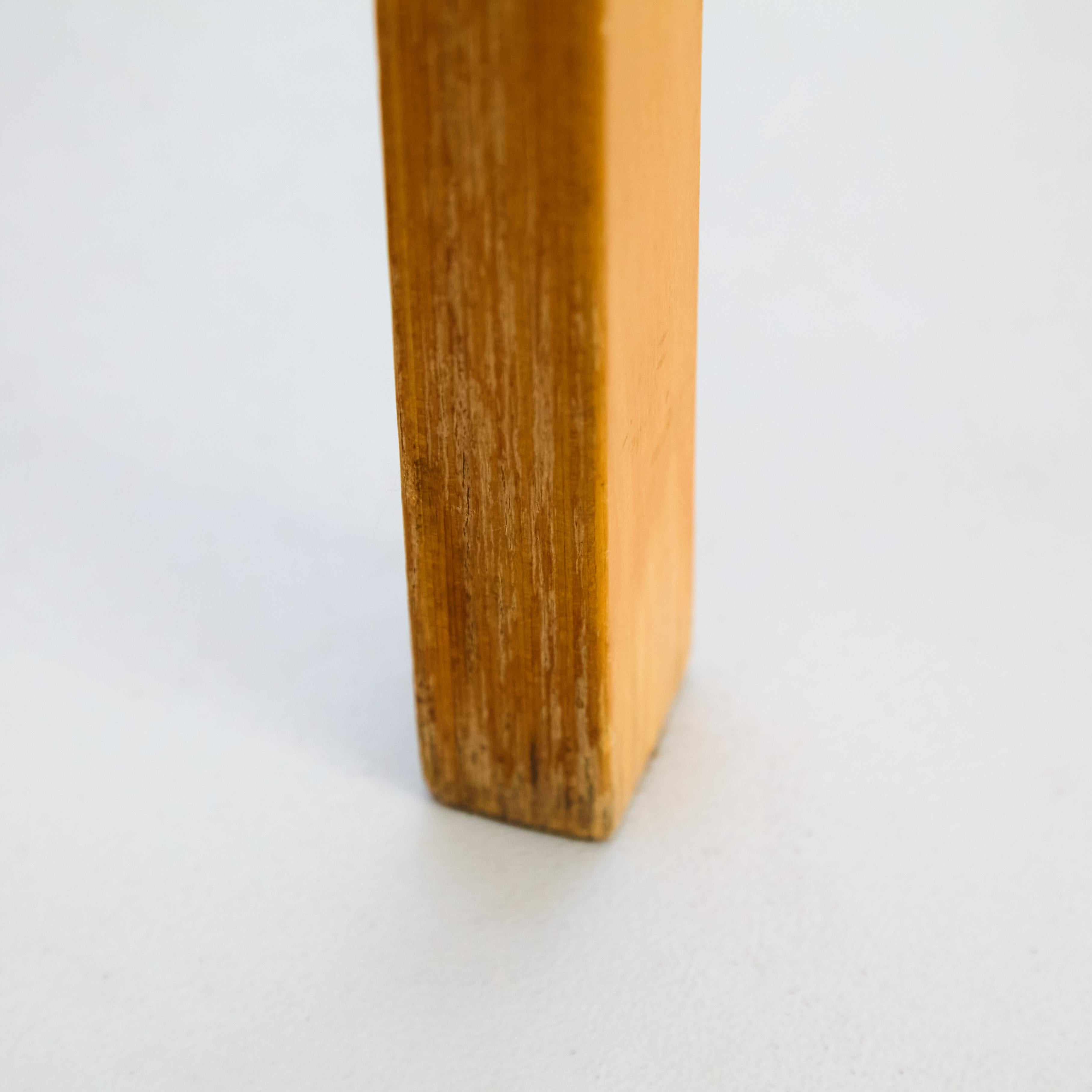 Alvar Aalto Style Mid-Century Modern Wood Stool, circa 1960 For Sale 2