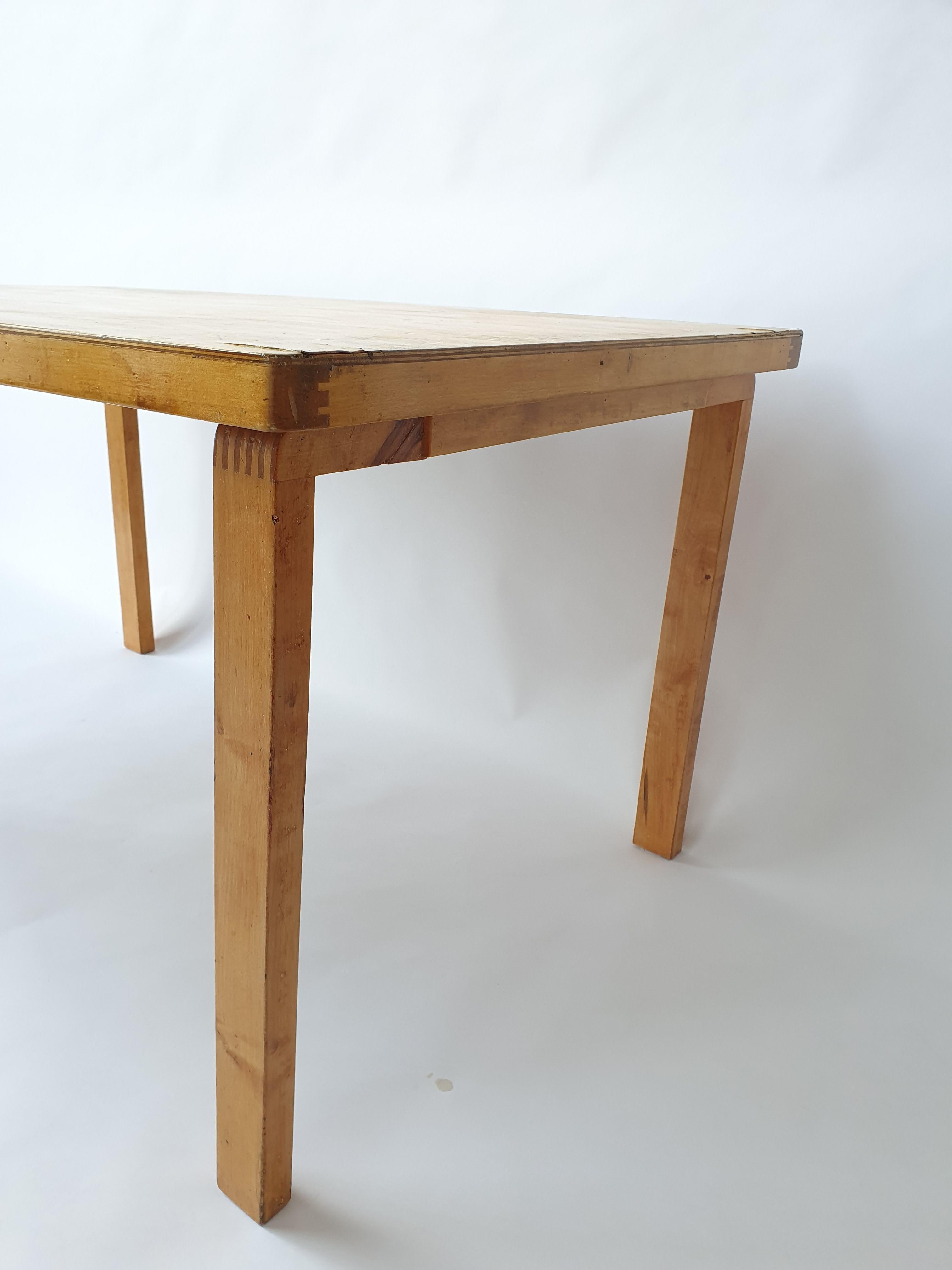 Alvar Aalto Table 1940s by Artek For Sale 4