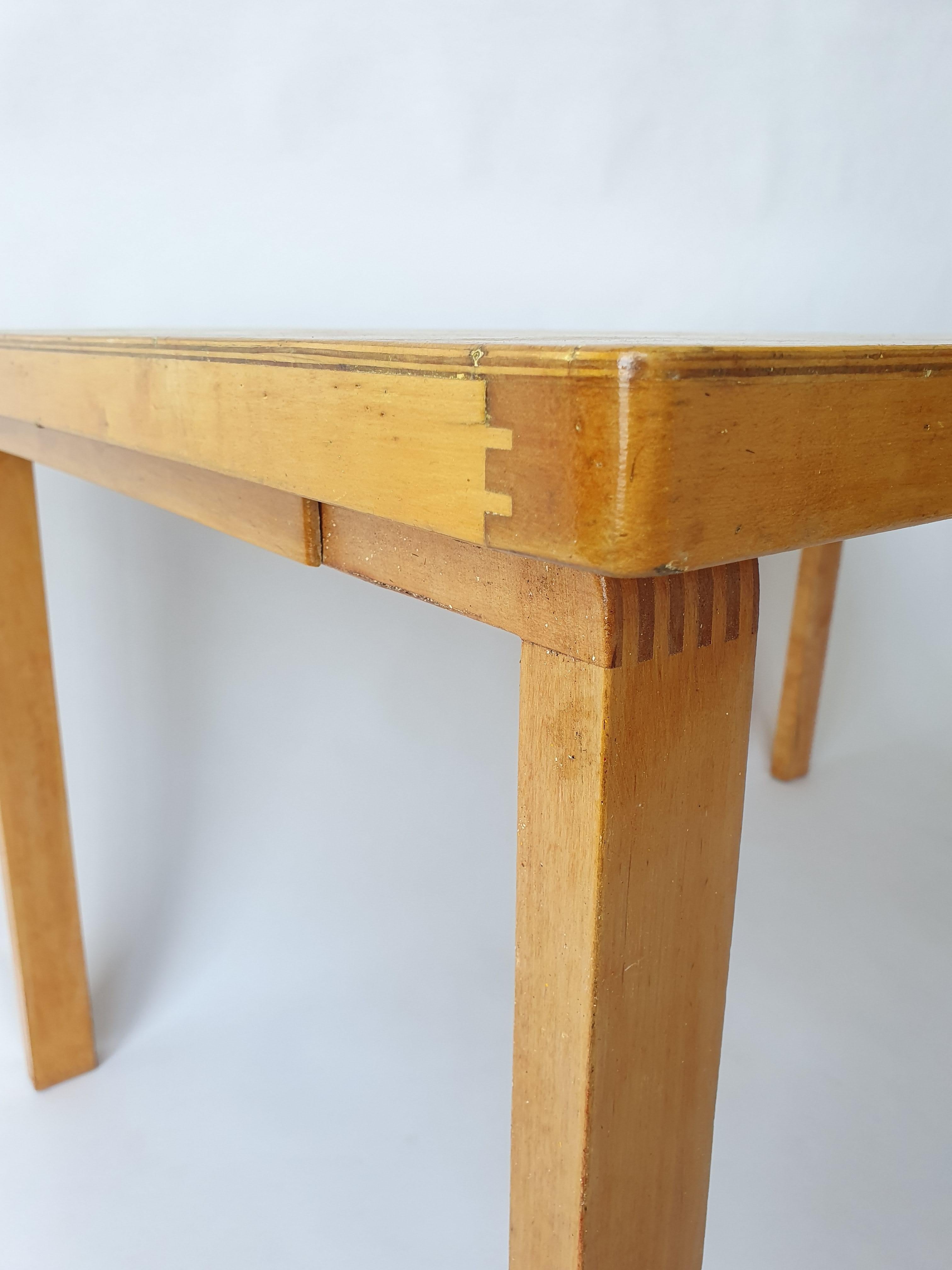 Finnish Alvar Aalto Table 1940s by Artek For Sale