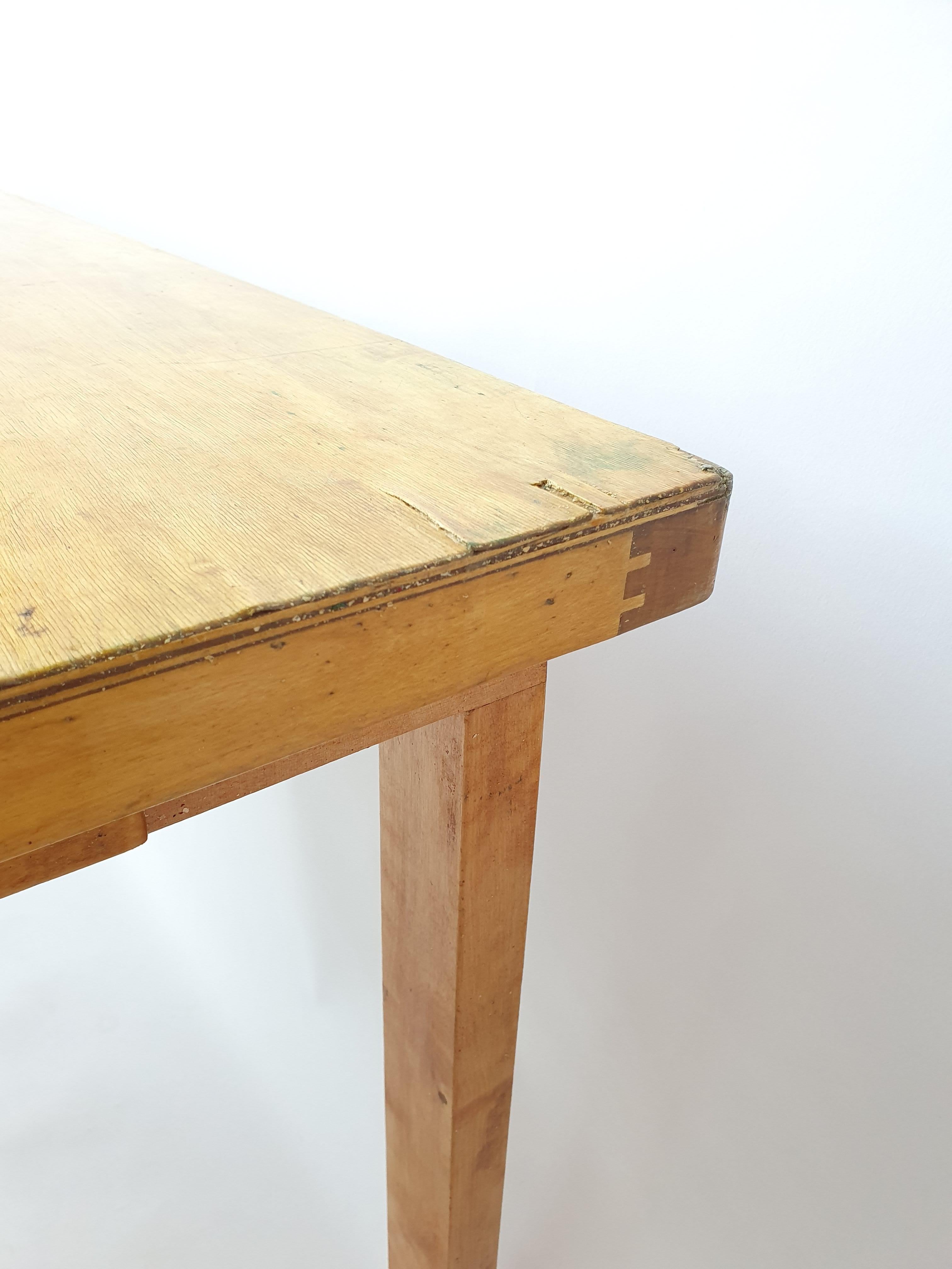 Birch Alvar Aalto Table 1940s by Artek For Sale