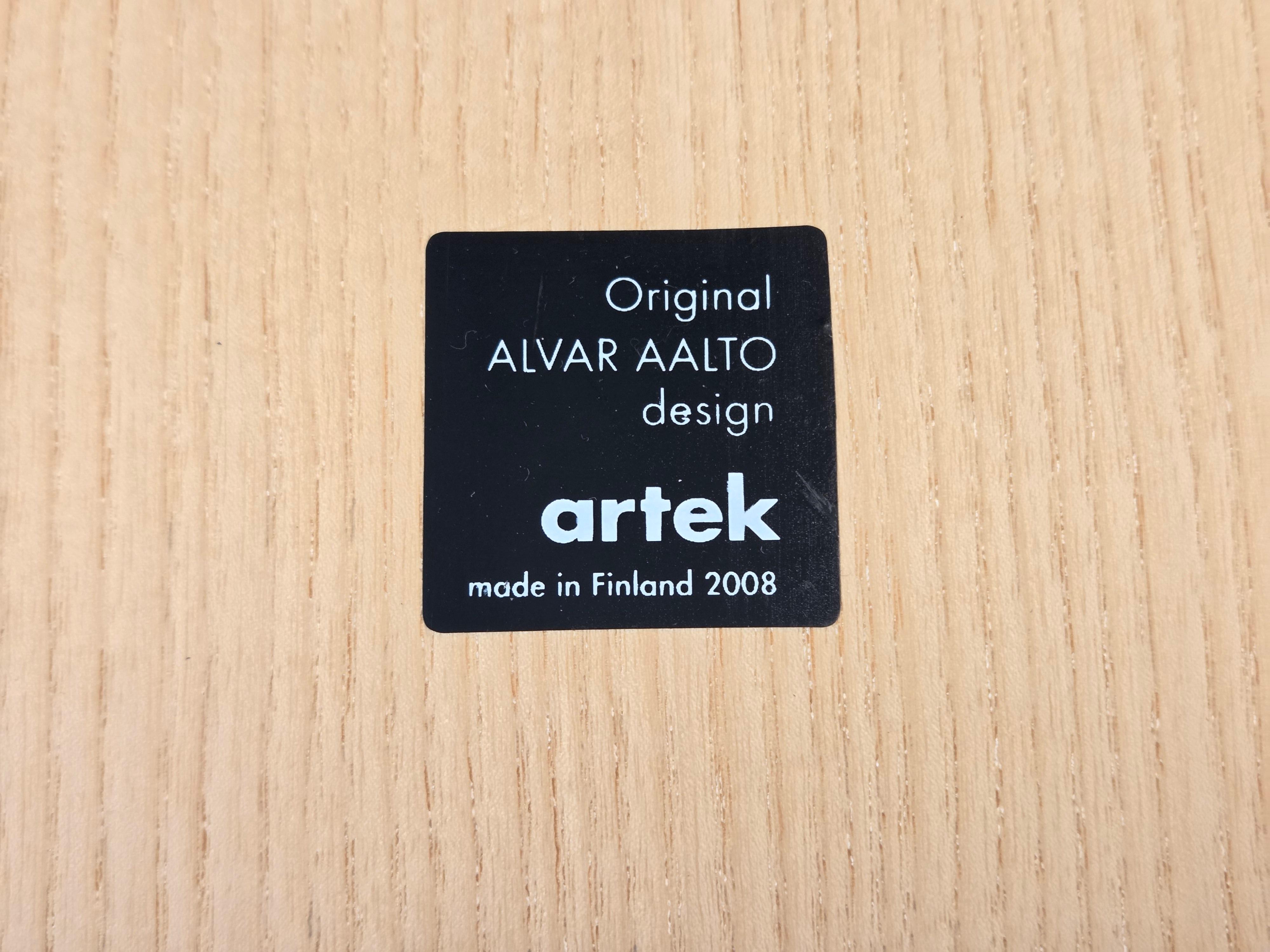 Tavolo Alvar Aalto modello X800D di Artek in vendita 4