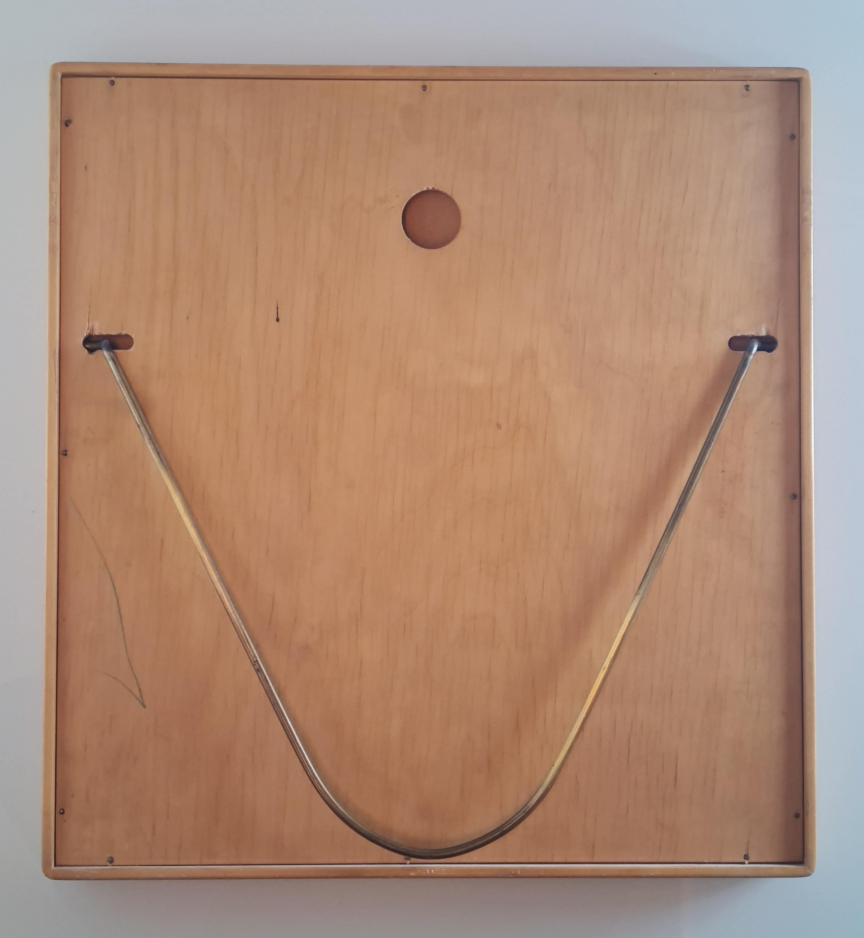 Alvar Aalto Table / Wall Mirror with Brass Stand, 1960s Artek 5