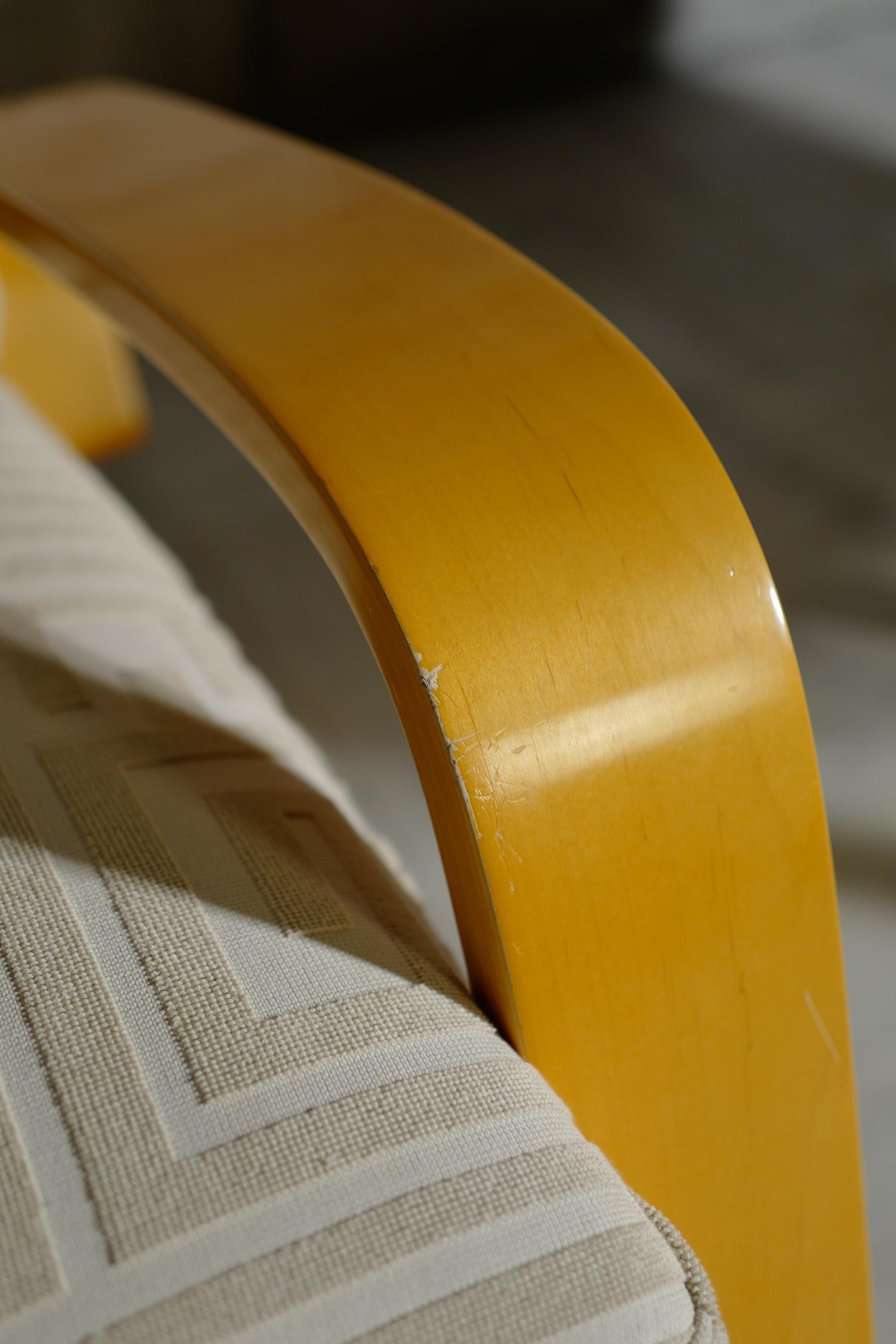 Alvar Aalto+Aalto canapé 3 places à réservoir  Suède des années 40 en vente 1