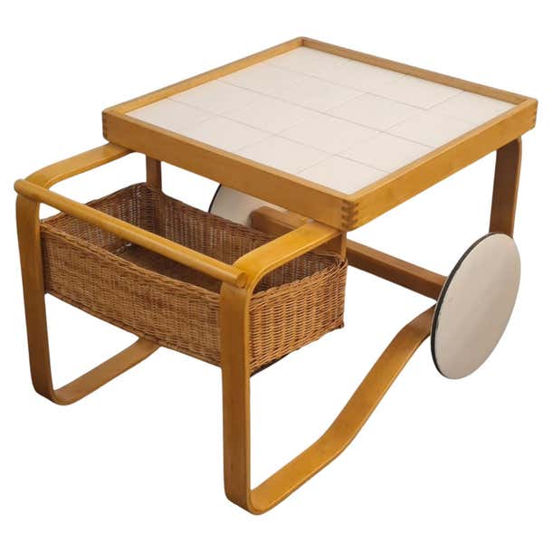 Alvar Aalto Tea Cart Model 900, Artek 1960s For Sale at 1stDibs