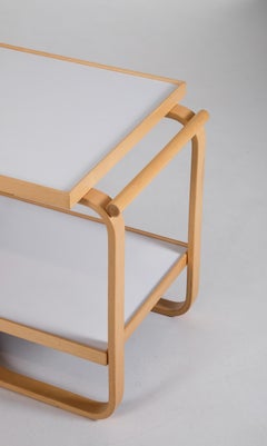 Alvar Aalto Tea Cart Model 901, produced by Artek, circa 1980s