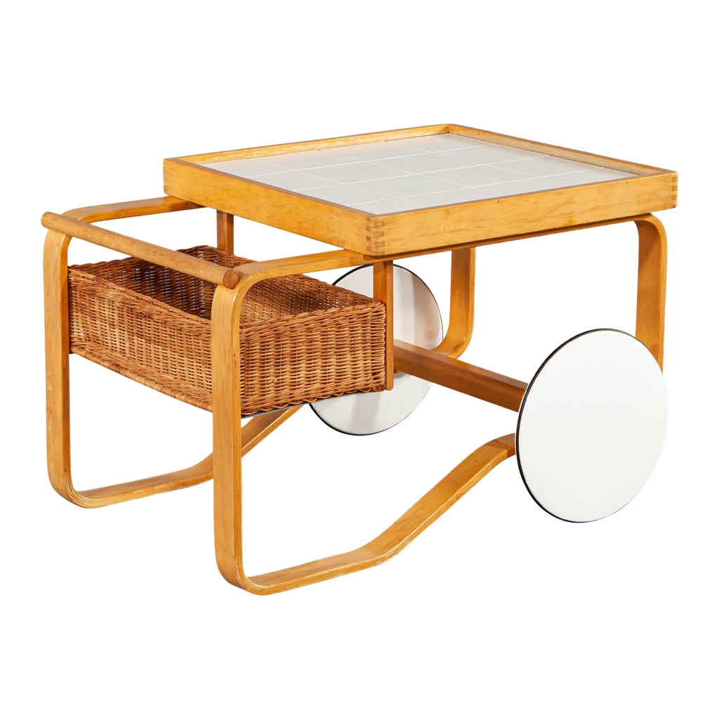 Alvar Aalto Tea Trolley 900 Modern Bar Cart