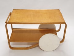 Alvar Aalto Tea Trolley 901 by Artek 1940s
