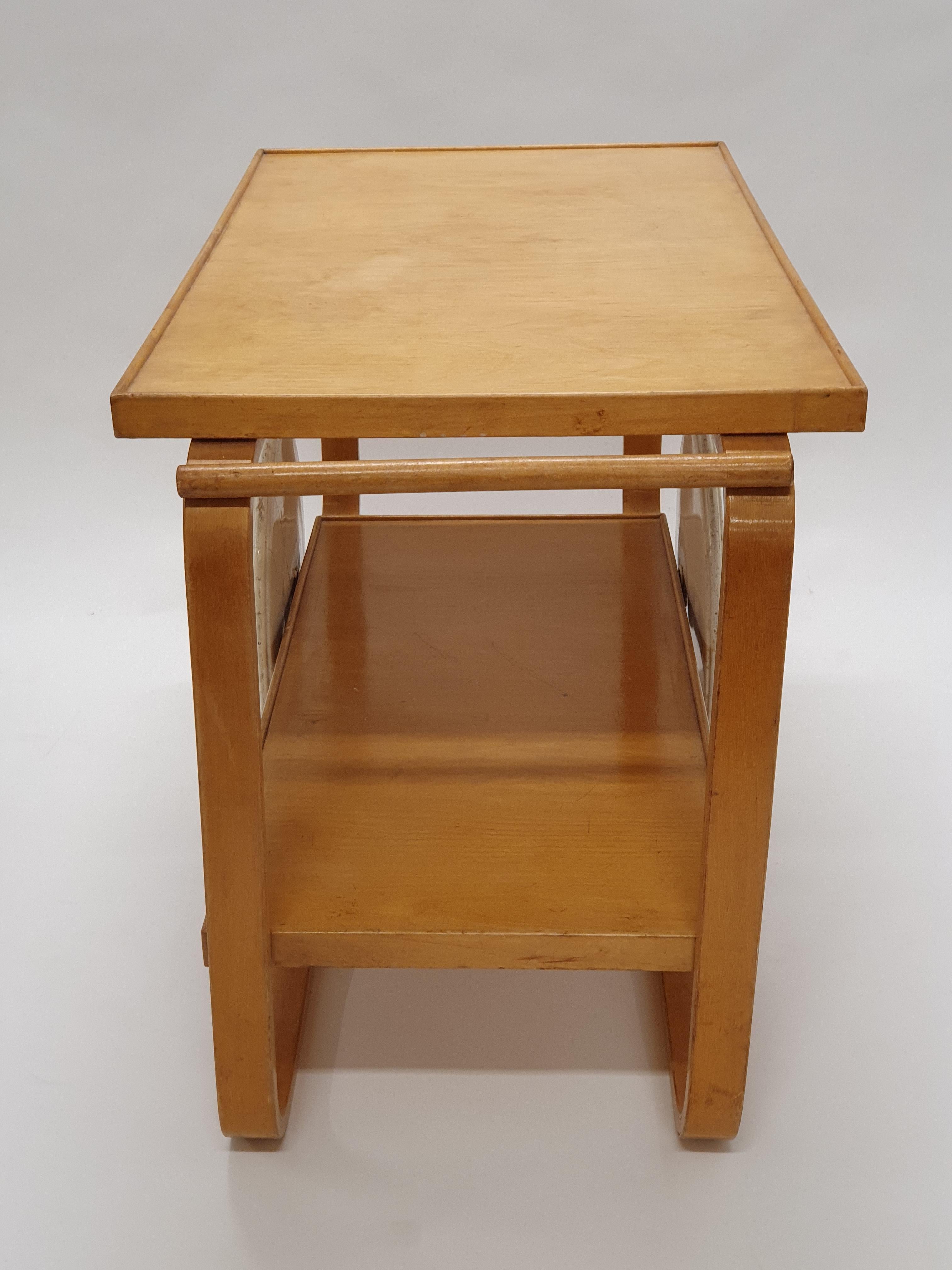 Mid-20th Century Alvar Aalto Tea Trolley 901 by Artek 1940s For Sale