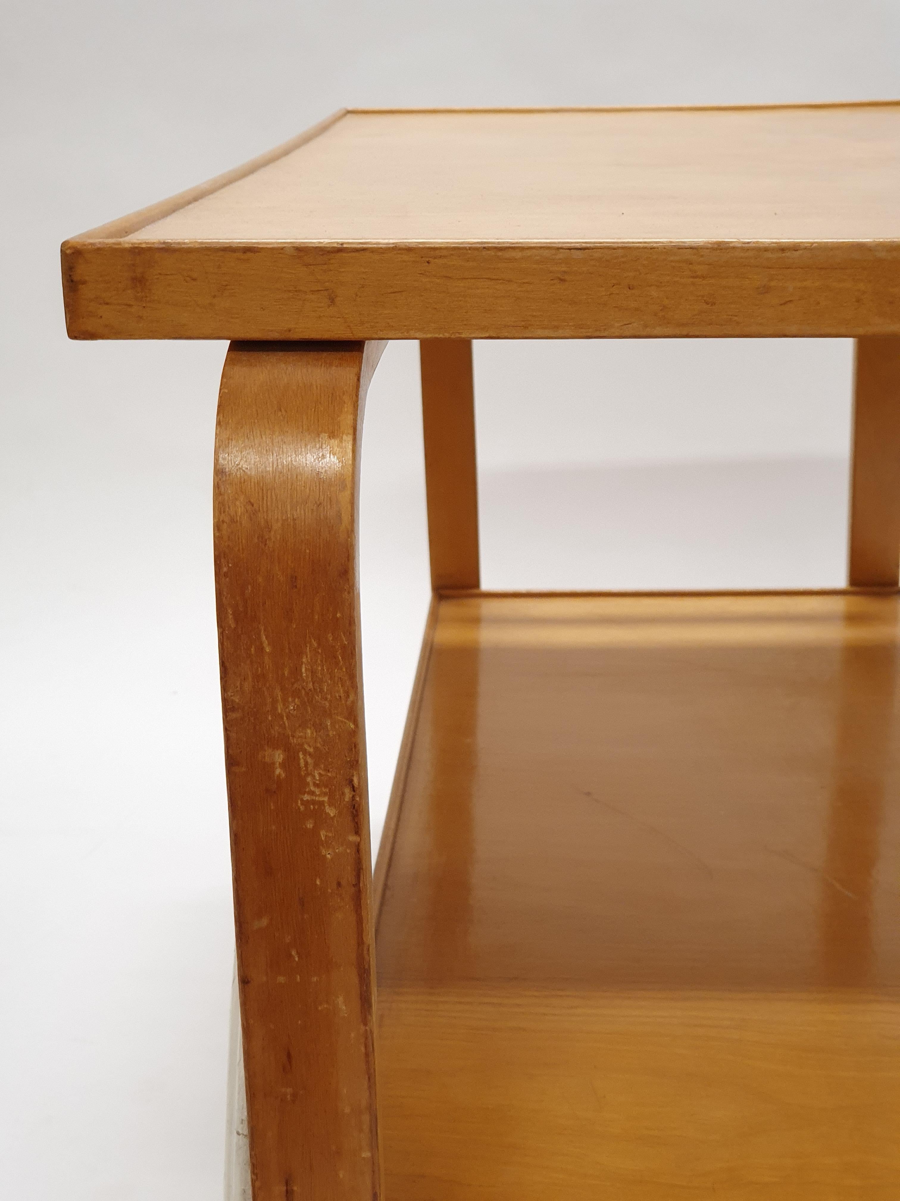 Alvar Aalto Tea Trolley 901 by Artek 1940s For Sale 1
