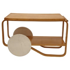 Carrito de té Alvar Aalto 901 de Artek Años 40