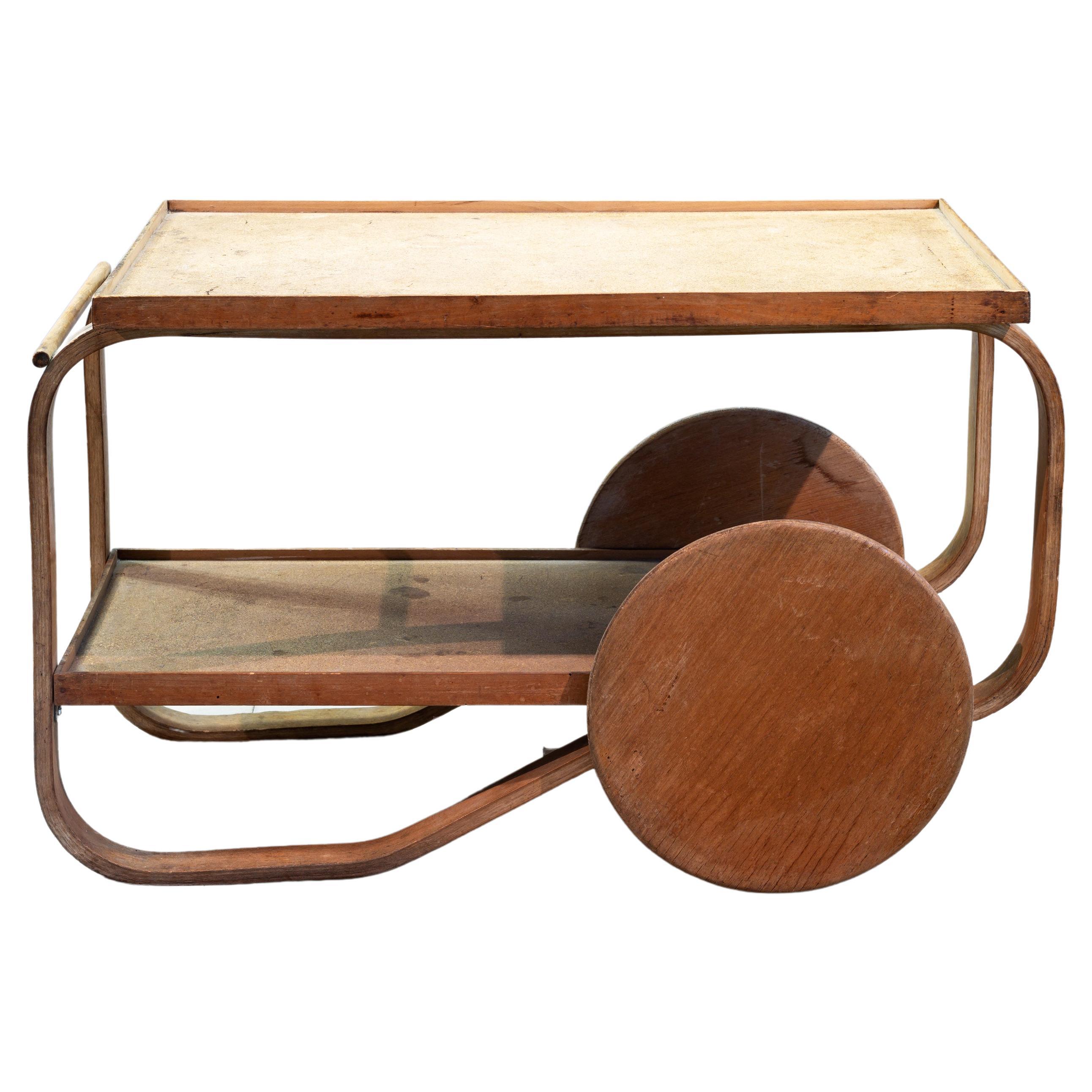 Alvar Aalto, tea trolley c. 1936 For Sale